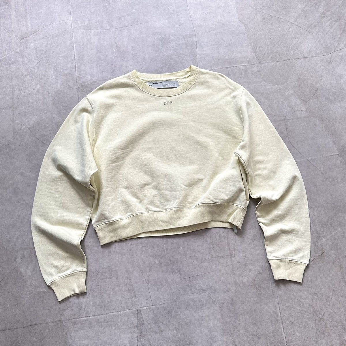 Off-White FW19 Off White Diagonal Arrow Rhinestones Logo Sweatshirt Size M / US 6-8 / IT 42-44 - 8 Thumbnail