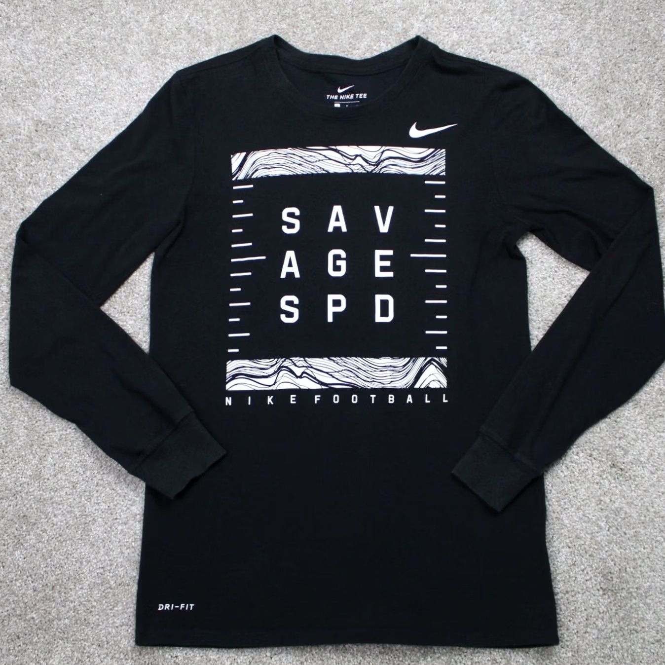 Nike Nike Dri-FIT Shirt Mens Small Black Athletic Slim Fit S/S Cotton/Poly Vintage? No Size US S / EU 44-46 / 1 - 2 Thumbnail