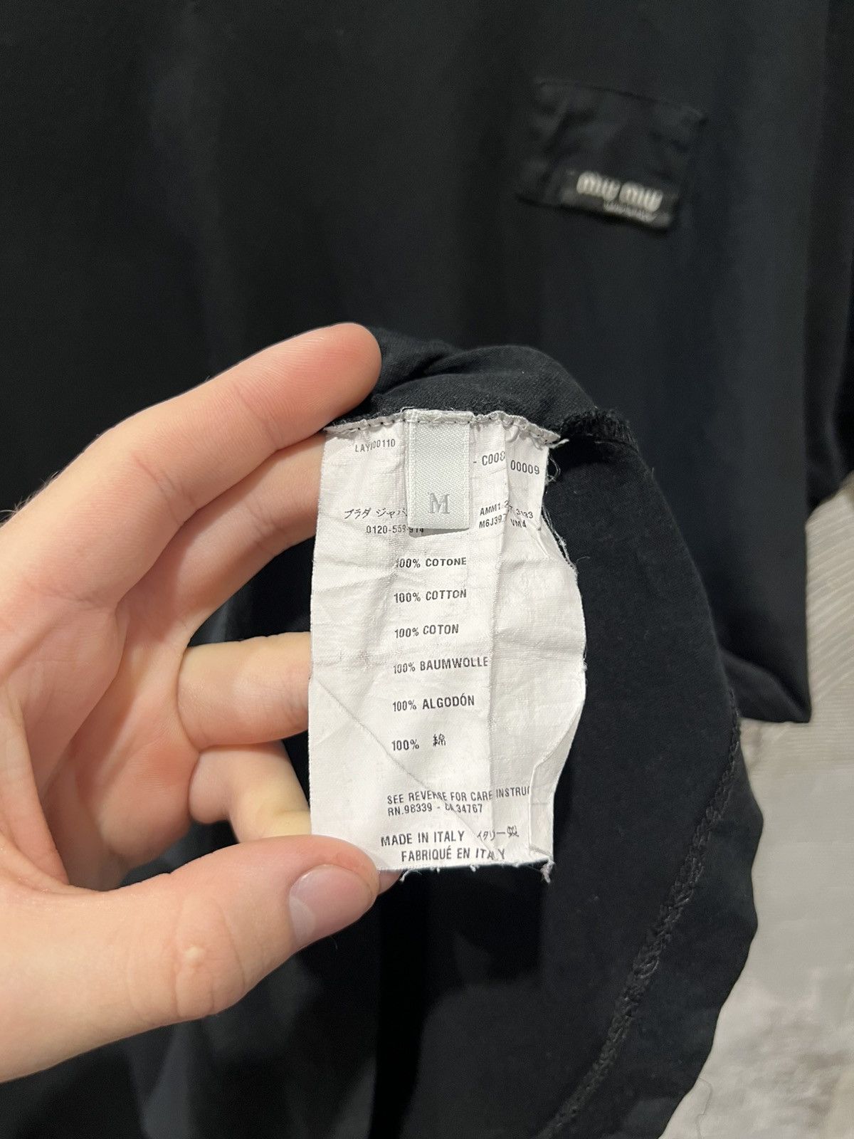 Miu Miu Miu miu vintage T Shirt V neck Size M / US 6-8 / IT 42-44 - 6 Thumbnail