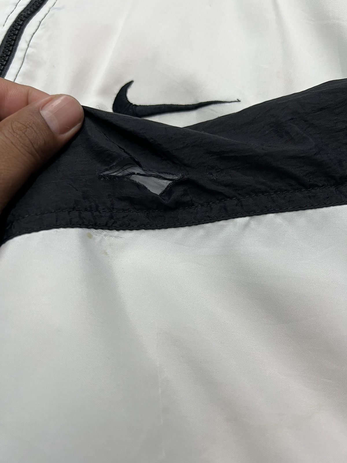 Nike 🔥VINTAGE NIKE SPELLOUT ZIPPER JACKET Size US L / EU 52-54 / 3 - 8 Thumbnail