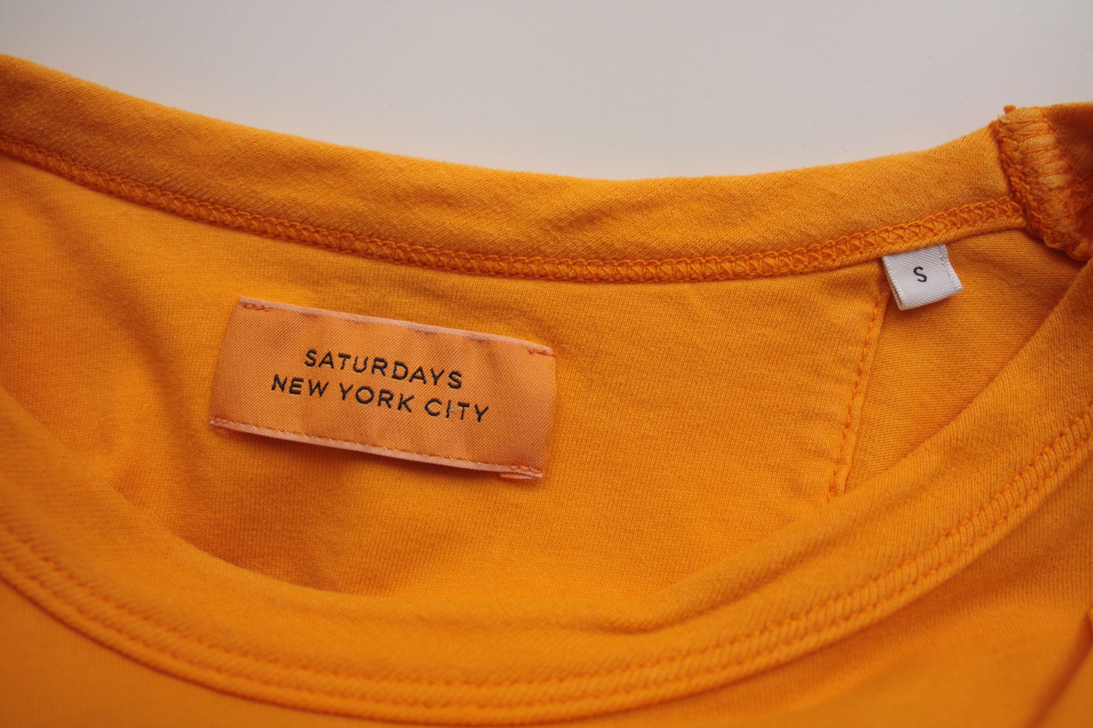 Saturdays NYC Saturdays New York City Yellow Longsleeve Tee Men's Small Size US S / EU 44-46 / 1 - 5 Thumbnail