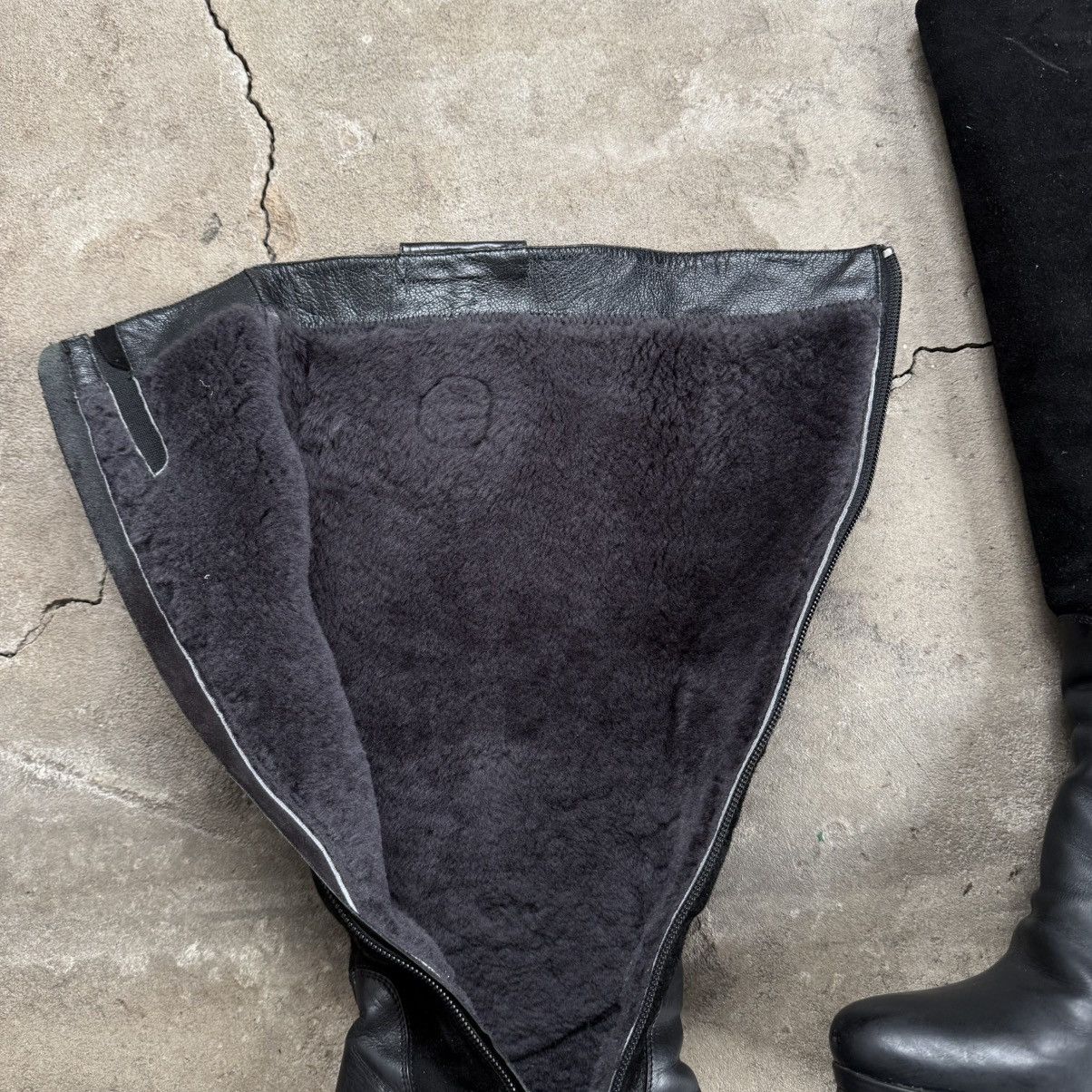 Hysteric Glamour Shy Italy Wedge Knee High Leather Boots Isabel Marant Type Size US 8 / IT 38 - 6 Thumbnail