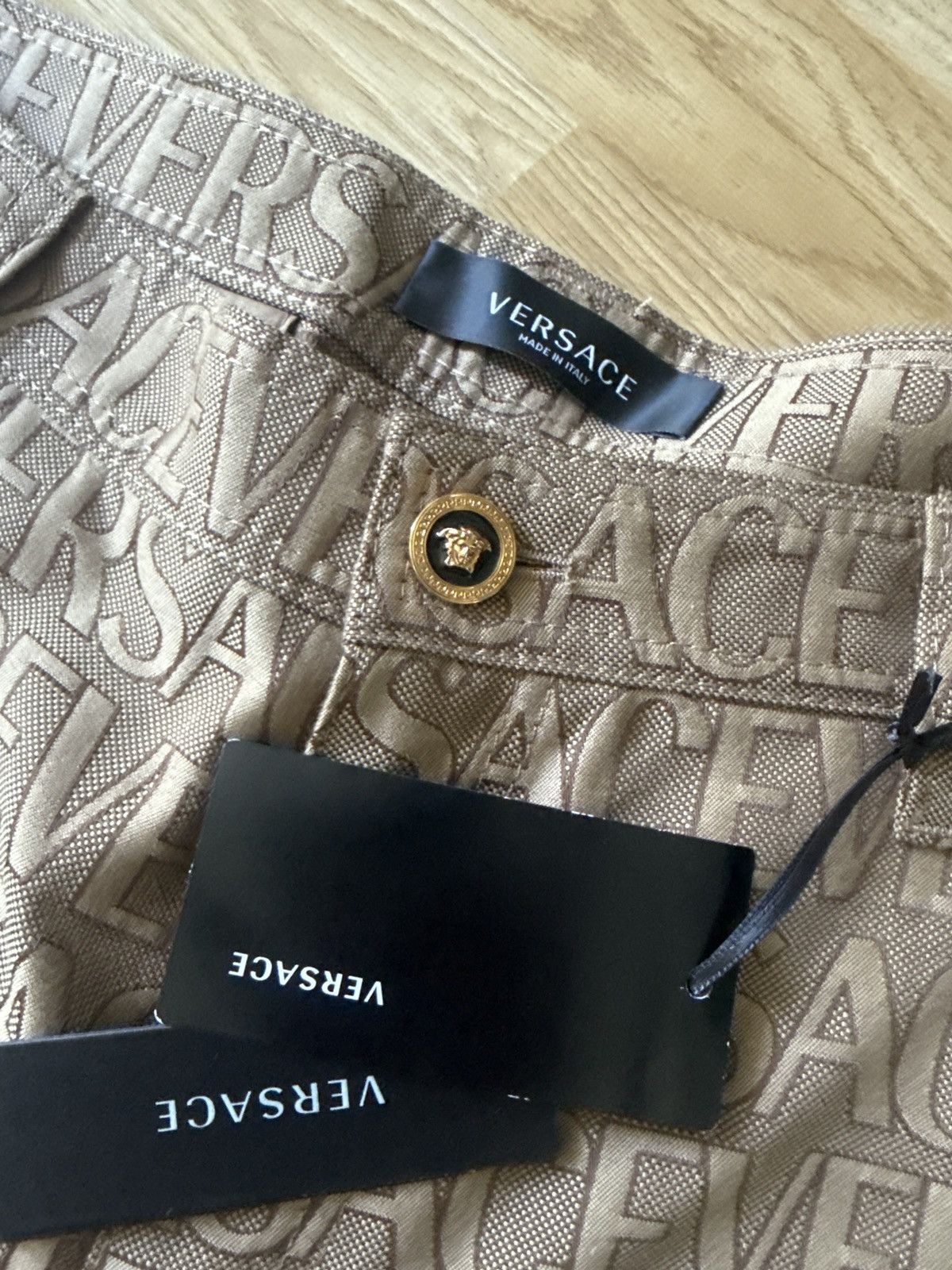Versace Versace Allover-Jacquard high- Waist Bermuda Shorts Size US 34 / EU 50 - 2 Thumbnail