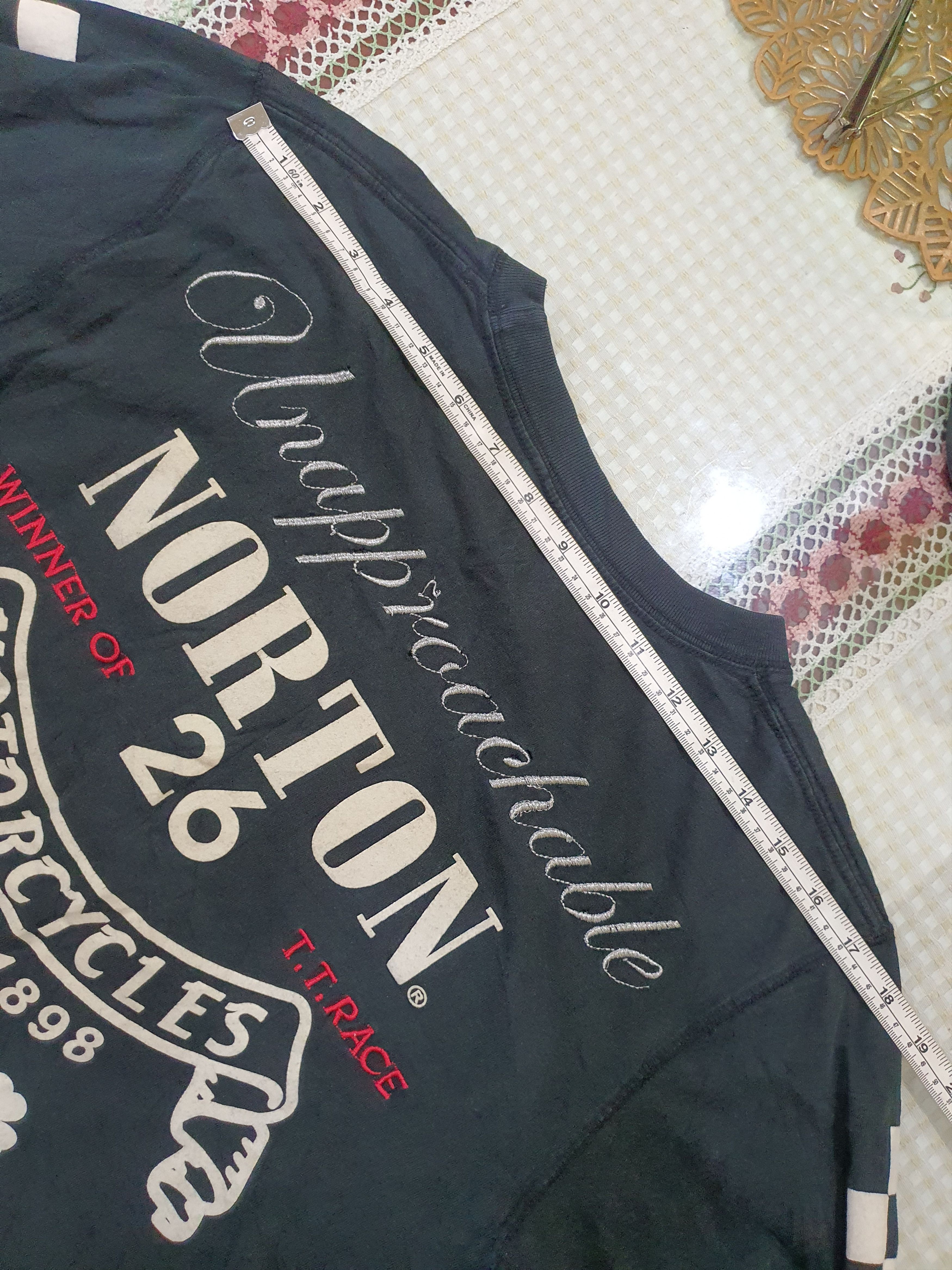 Norton Norton Motorcycles long-sleeve and a motorcycle graphic Size US L / EU 52-54 / 3 - 19 Thumbnail