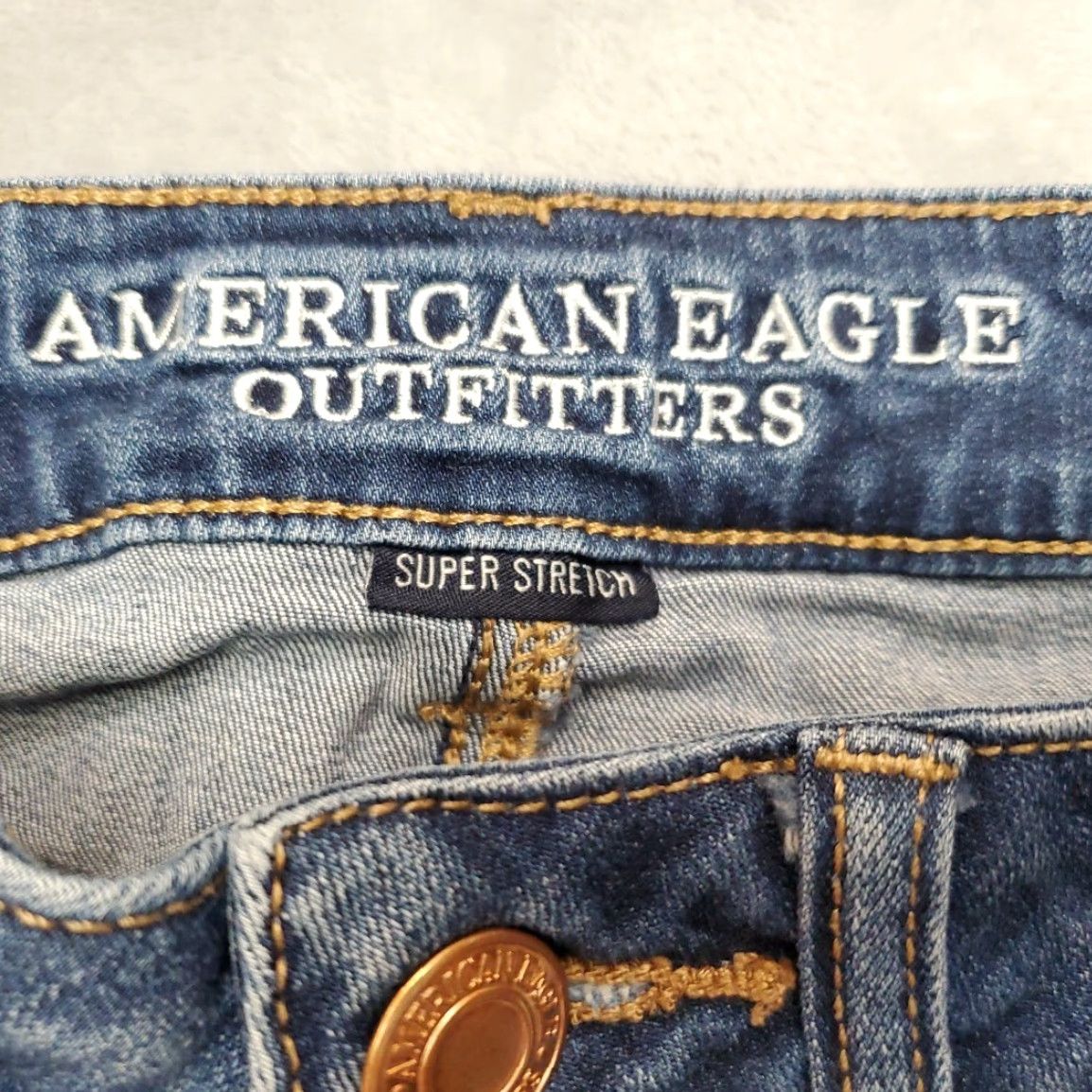 American Eagle Outfitters American Eagle Shorts Womens 2 Denim Micro Mini Shortie Super Stretch Cutoff Size 26" / US 2 / IT 38 - 2 Thumbnail
