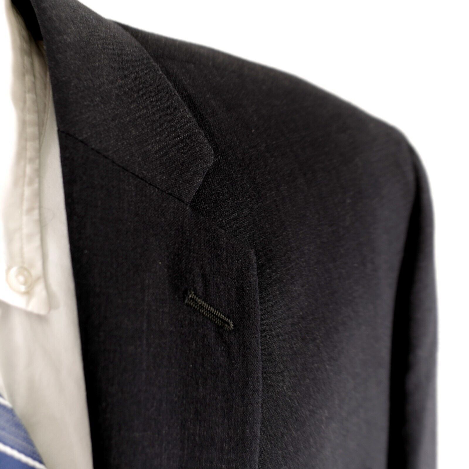 Joseph & Feiss Joseph & Feiss Executive Fit Wool Gray 2 Button Suit Jacket Size 46R - 2 Thumbnail
