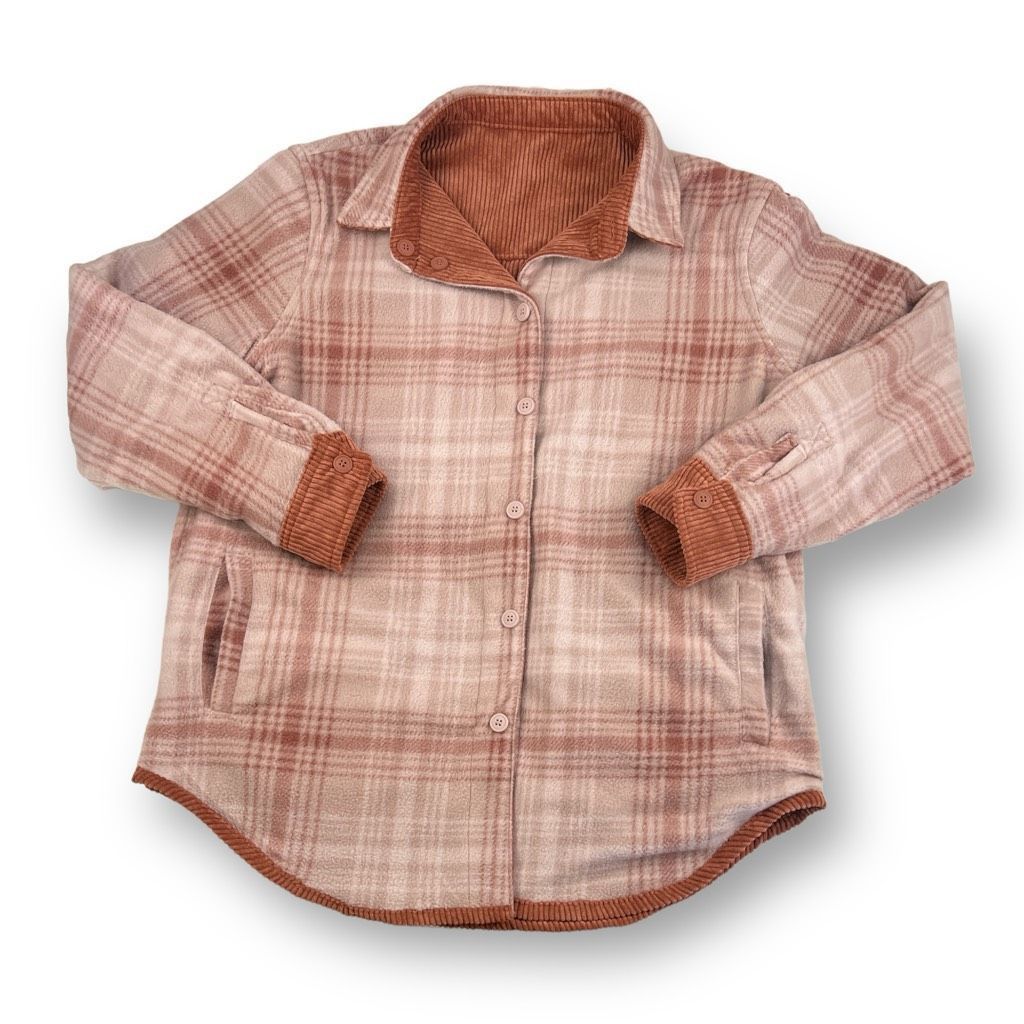 Other Love Tree Reversible Corduroy Plaid Jacket Shacket Size Medi Size M / US 6-8 / IT 42-44 - 5 Thumbnail