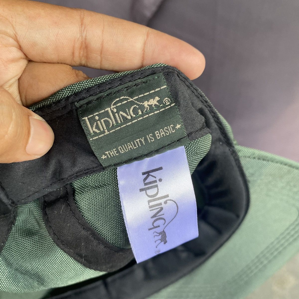 Other Kipling green four panel cap Size ONE SIZE - 5 Thumbnail