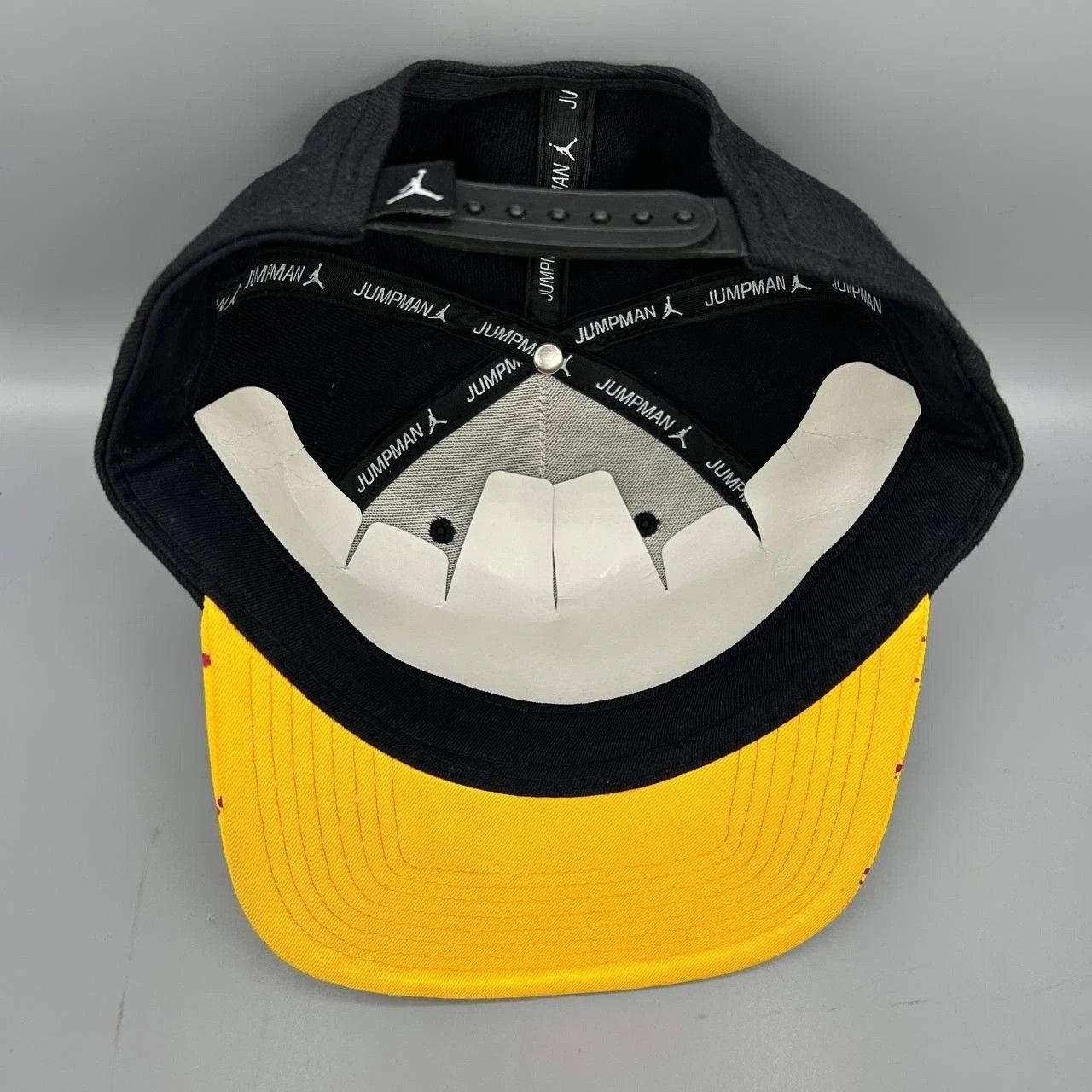 Jordan Brand Air Jordan Flight Hat Men Black Yellow Jumpman Snap Back Cap Size ONE SIZE - 2 Thumbnail