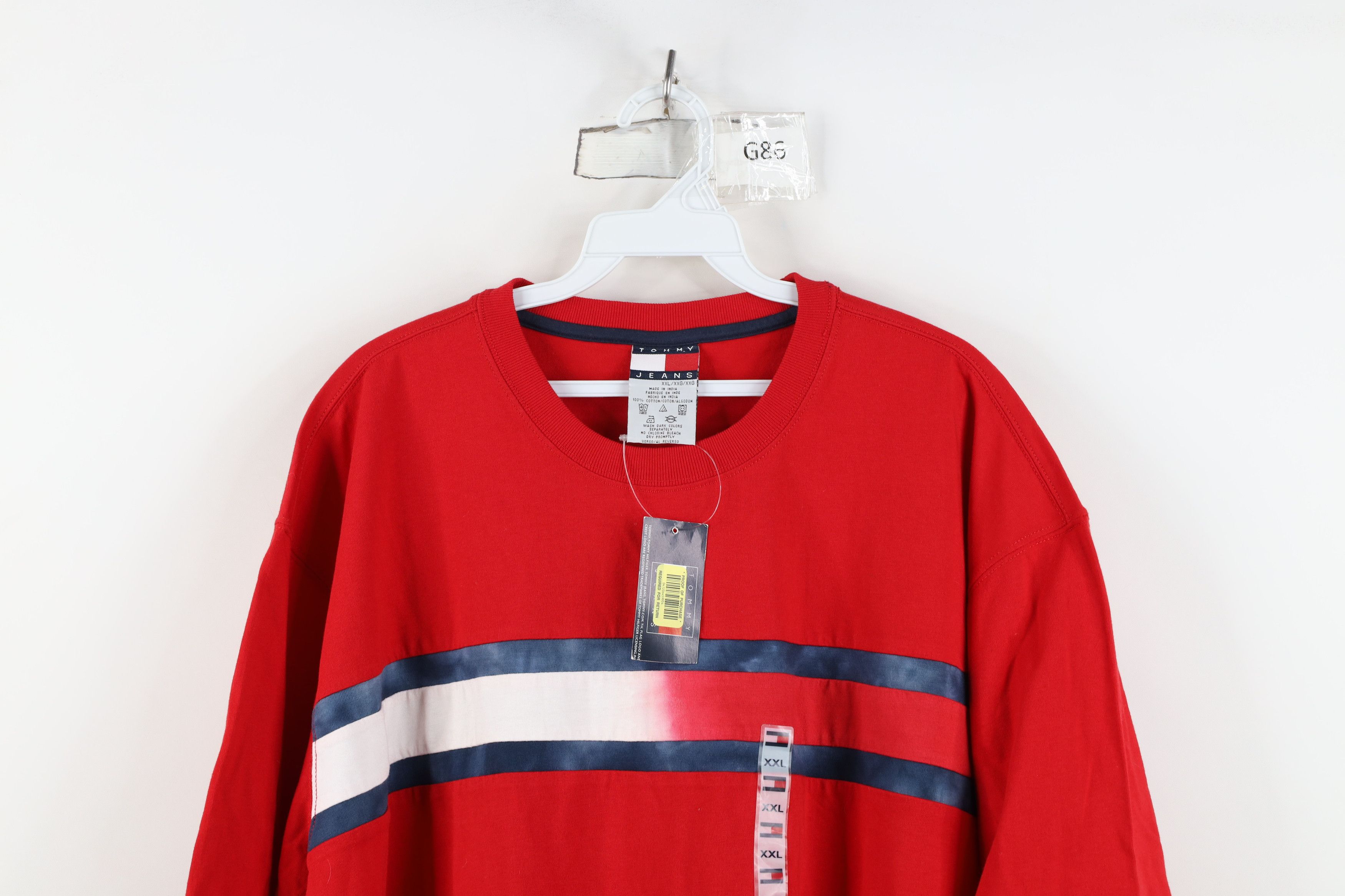 Tommy Hilfiger Deadstock Vintage Tommy Hilfiger Spell Short Sleeve T-Shirt Size US XXL / EU 58 / 5 - 2 Thumbnail