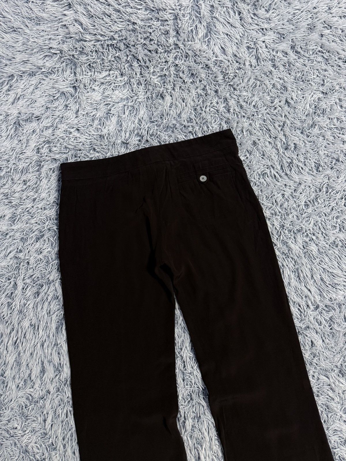 Chloe Vintage Chloe Straight Trousers pants wide leg brown Size 25" / US 0 / IT 36 - 11 Thumbnail