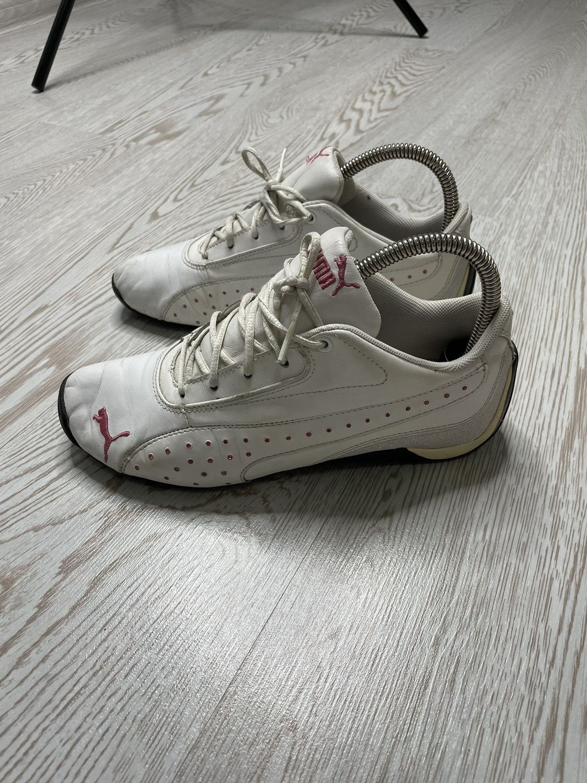 Puma × Vintage Vintage Puma Speed Cat Leather Racing Sneakers Size US 5 / IT 35 - 4 Thumbnail