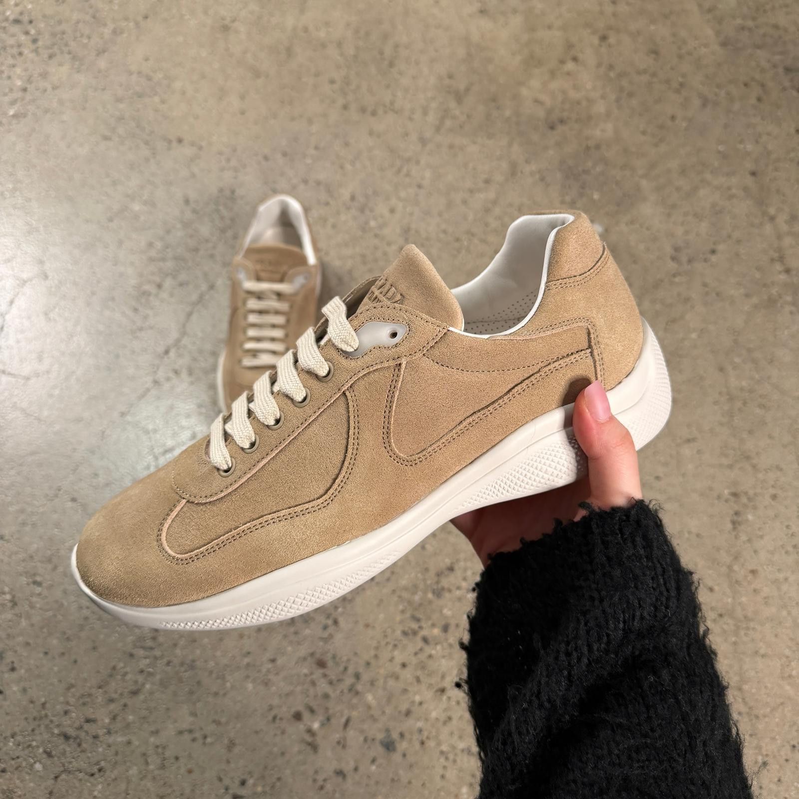 Prada Prada Suede America Cup Sneakers Size US 9 / EU 42 - 3 Thumbnail