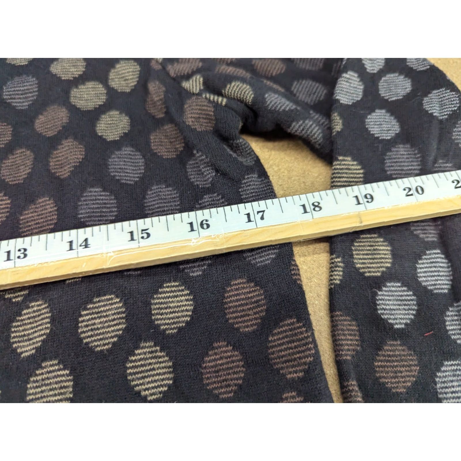 Vintage Gudrun Sjoden Cardigan Jacquard Knit Polka Dot Organic Cotton Size M Womens Sporty Athletic Knit Breathable Moisture Wicking EUC Size M / US 6-8 / IT 42-44 - 7 Thumbnail