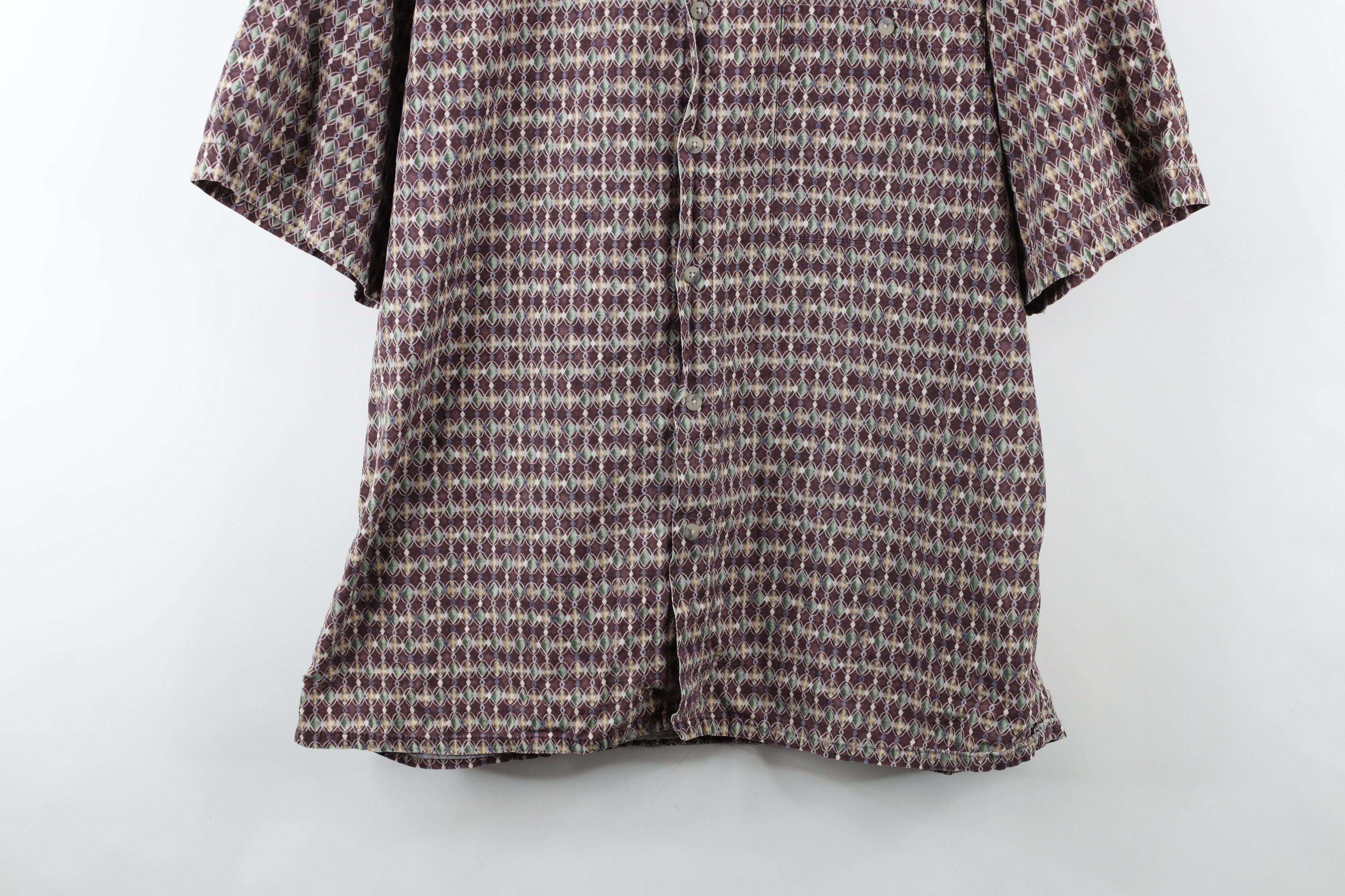 Vintage Vintage 90s Streetwear Short Sleeve Collared Button Shirt Size US L / EU 52-54 / 3 - 3 Thumbnail