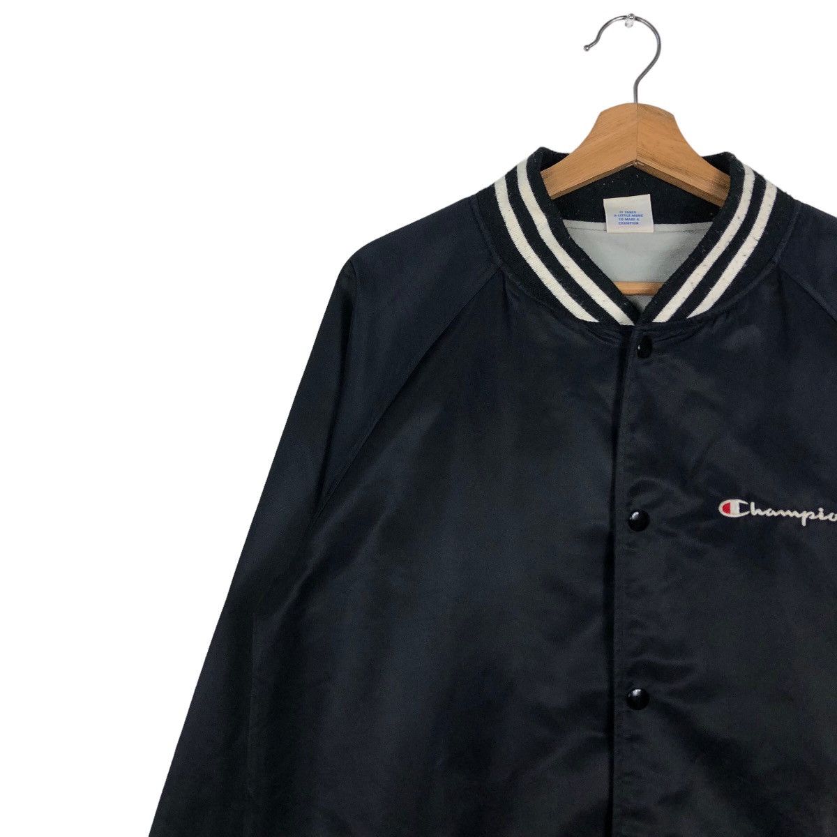 Japanese Brand 🔥Vintage Bomber Jacket Champion Satin USA Size US XL / EU 56 / 4 - 7 Thumbnail