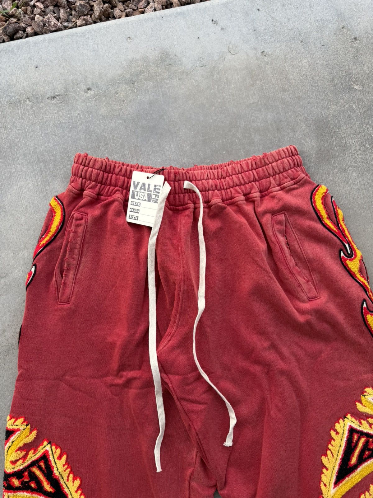 Vale Vale Forever La Flare Sweats – Red NWT Size Small Size US 30 / EU 46 - 4 Thumbnail