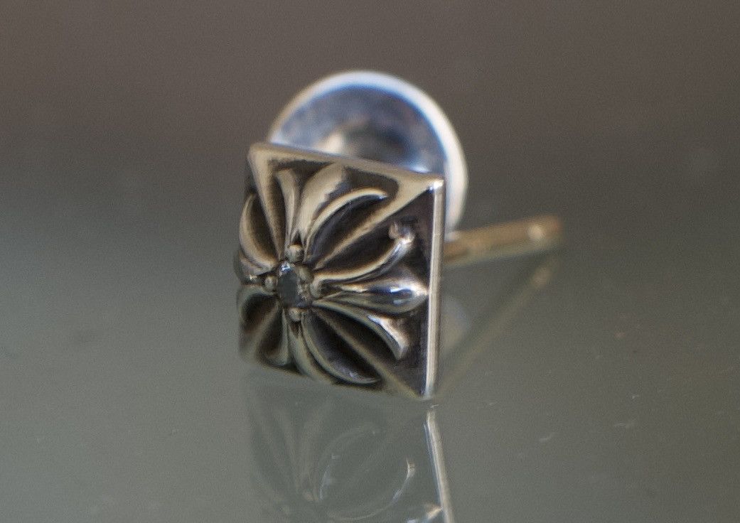 Chrome Hearts Chrome Hearts Diamond Pyramid Stud earring Size ONE SIZE - 3 Thumbnail