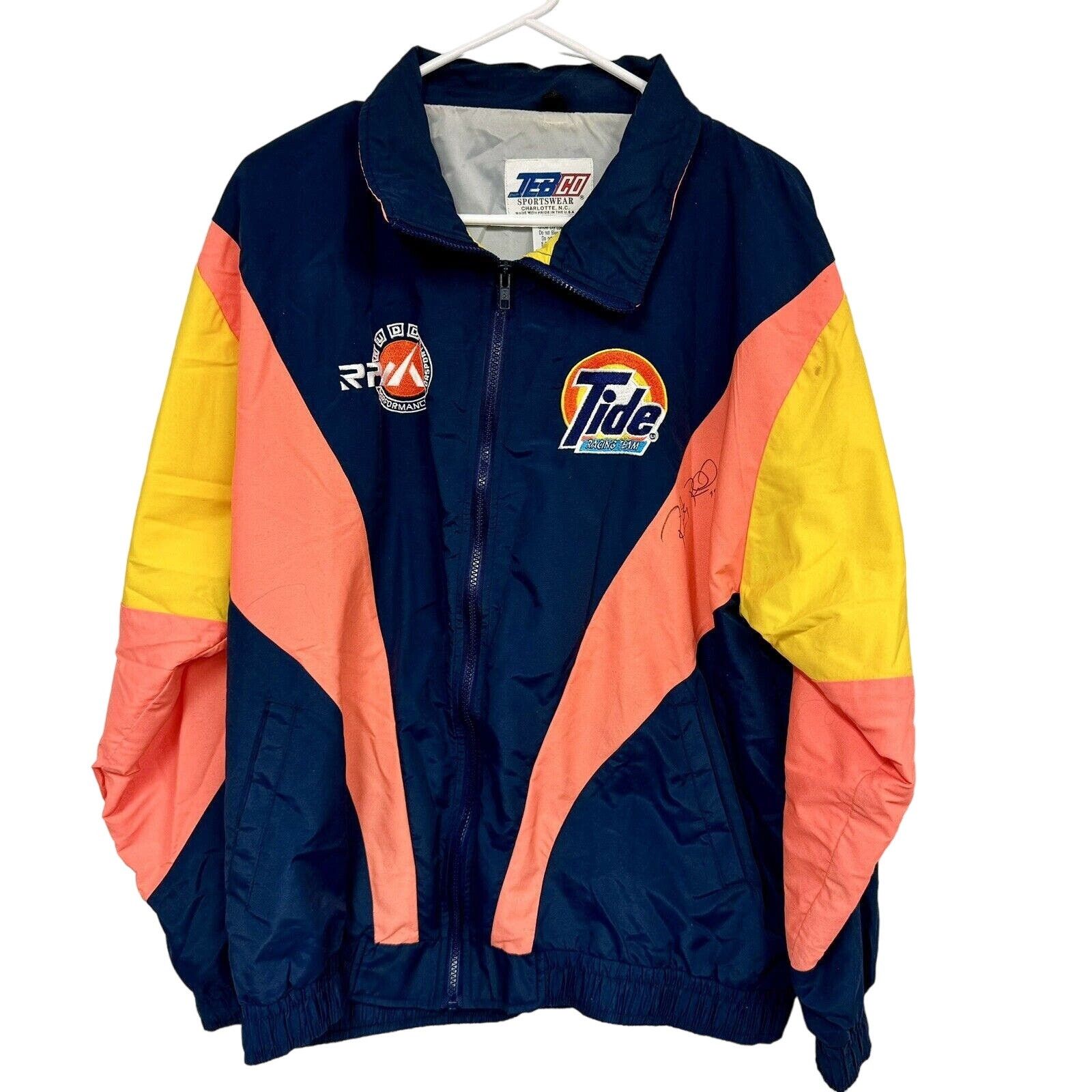 Vintage Nascar Signed Ricky Rudd Jacket Winston Ford Racing VTG 1997 Size US XL / EU 56 / 4 - 1 Thumbnail