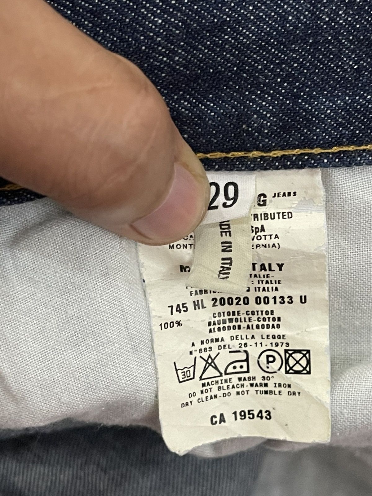 Helmut Lang Vintage Helmut Lang Jeans Size US 29 - 7 Thumbnail