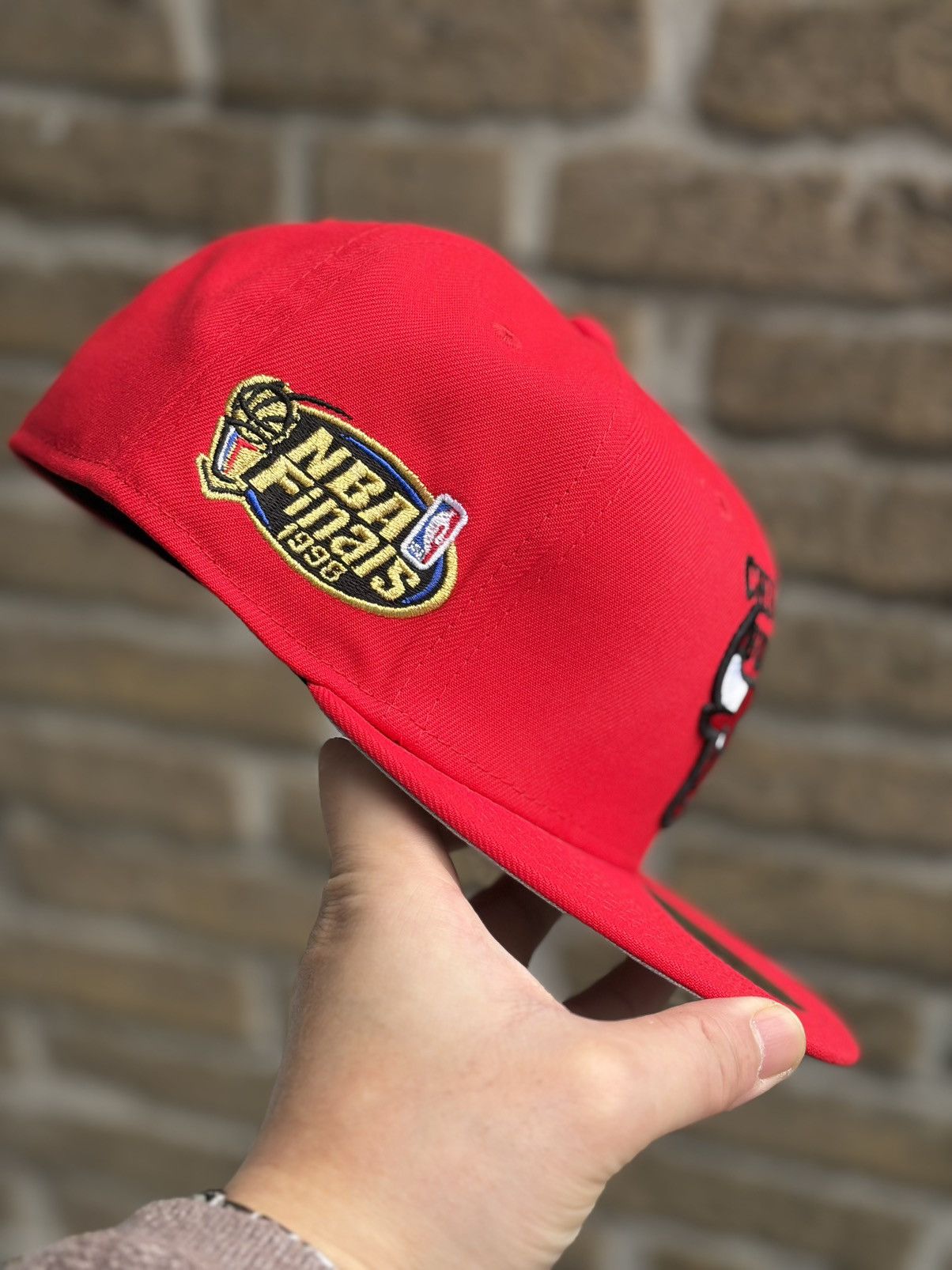 Topperz Red Chicago Bulls size 7 1/4 Size ONE SIZE - 3 Thumbnail