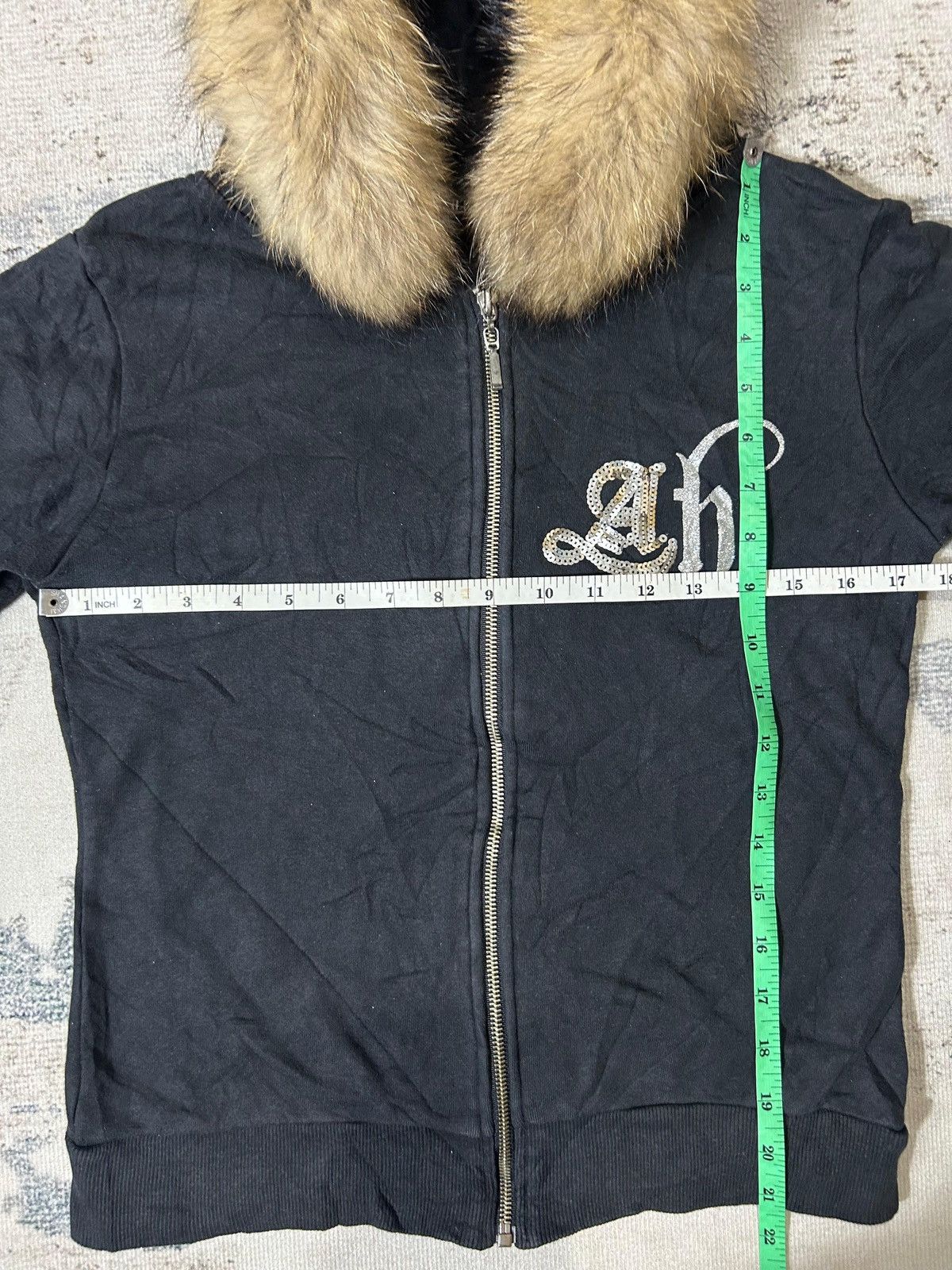If Six Was Nine × Japanese Brand × Le Grande Bleu (L.G.B.) Japan Poem Zipp Fur Hoodie Ifsix LGB Style Size US M / EU 48-50 / 2 - 4 Thumbnail