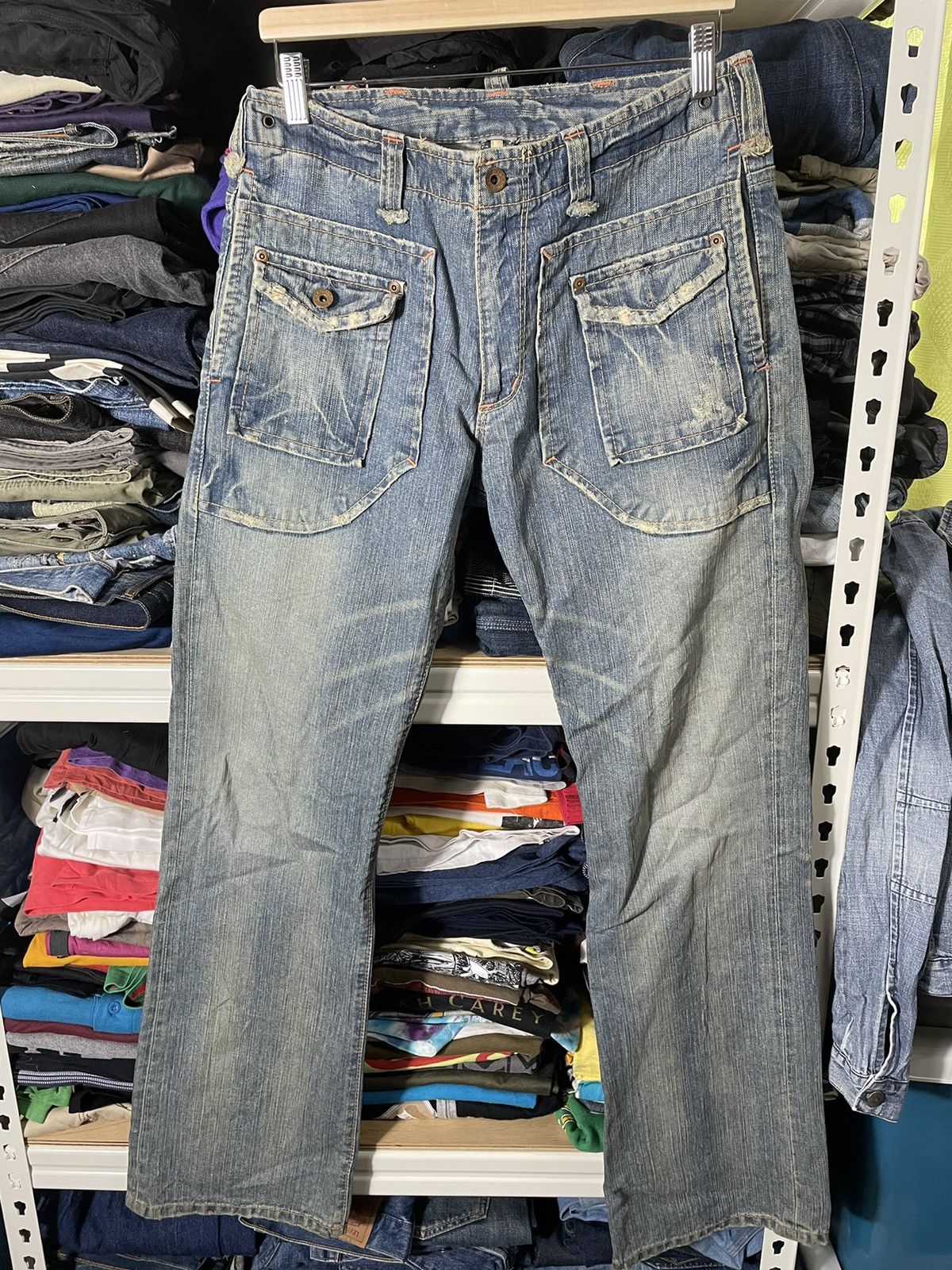 Edwin Vintage Edwin Flaire Cut Jeans Size US 32 / EU 48 - 1 Thumbnail