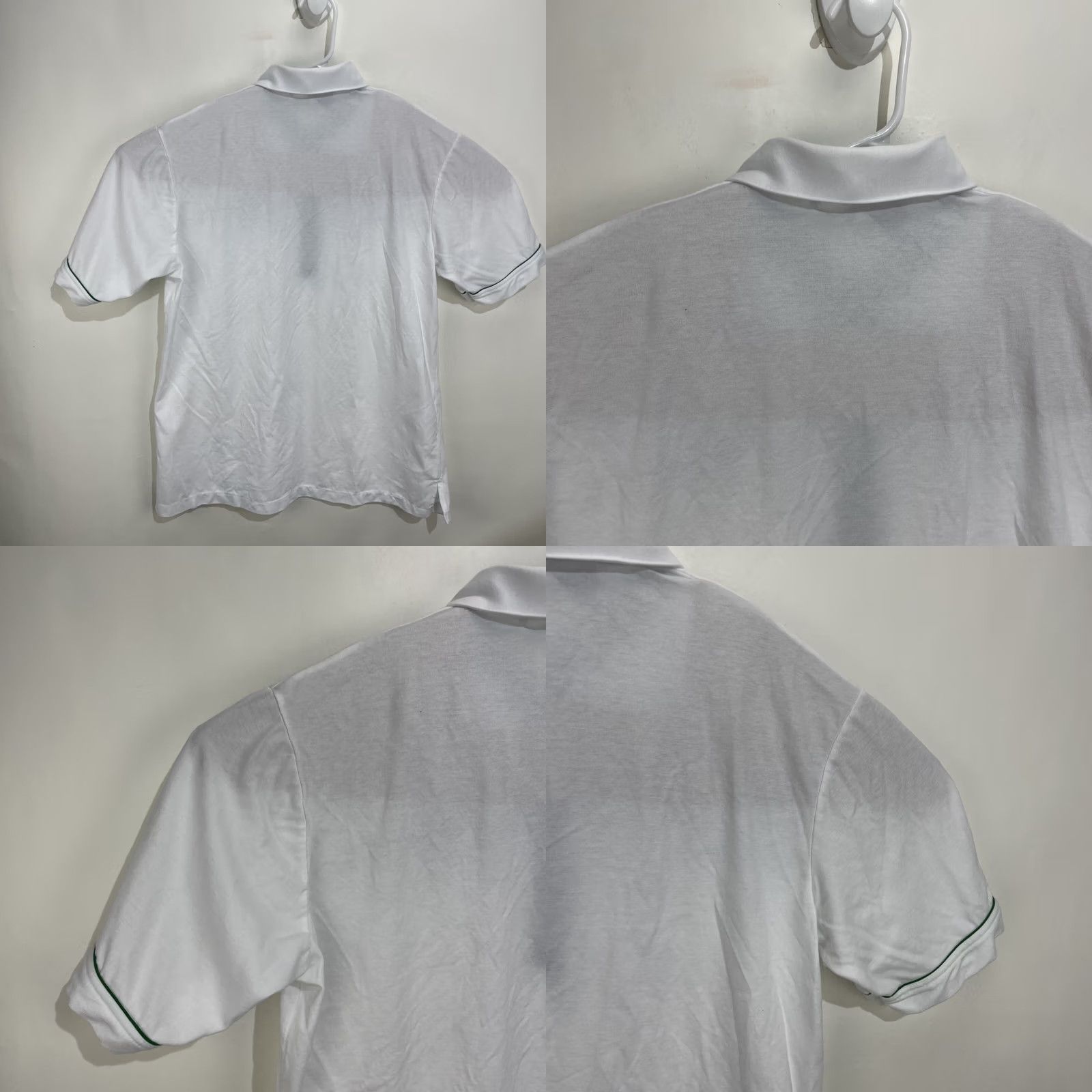 Vintage VINTAGE Midwest Quality Air Transport Polo Shirt Pocket 1/2 Button Large White Size US L / EU 52-54 / 3 - 9 Thumbnail