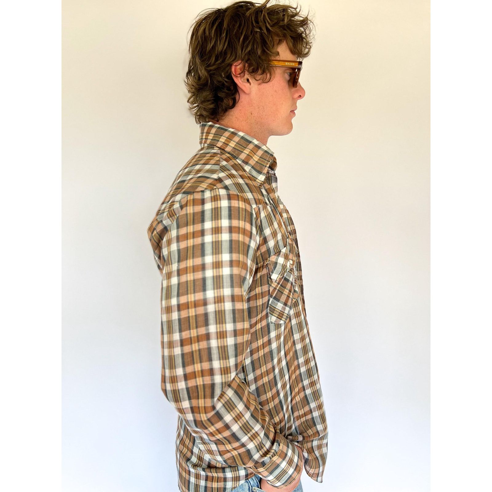 Levi's VTG 70s Plaid Pearl Snap Western Shirt Men’s Size M – Levi’s Size US M / EU 48-50 / 2 - 4 Thumbnail