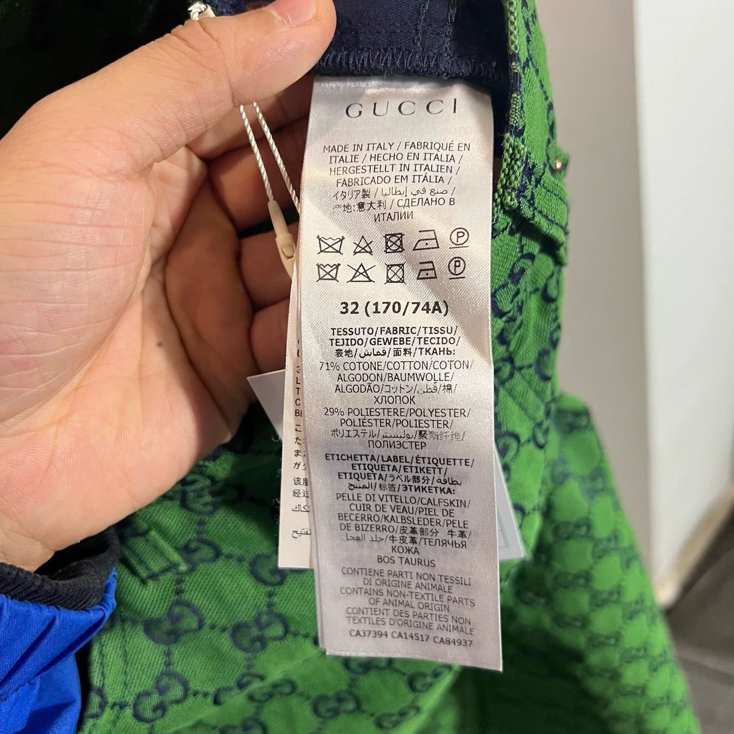Gucci gucci green printed denim pants W3003 Size US 32 / EU 48 - 4 Thumbnail