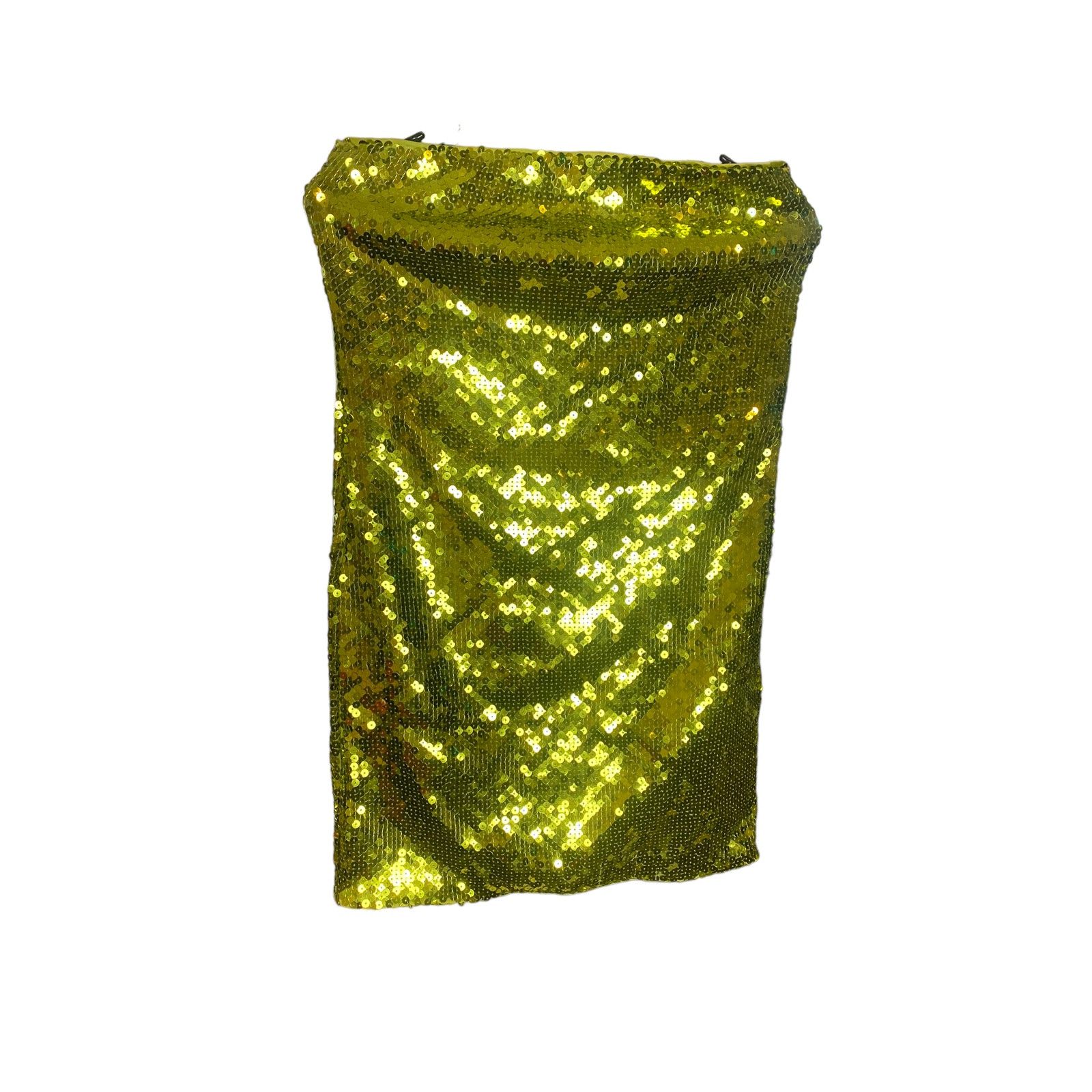 THE ANDAMANE THE ANDAMANE Gisele Tube Mini Dress Lime 44 Size L / US 10 / IT 46 - 2 Thumbnail