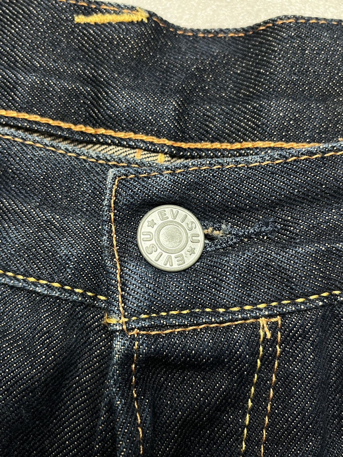 Evisu Evisu Daicock Script Logo Selvedge Denim Jeans Size US 34 / EU 50 - 12 Thumbnail