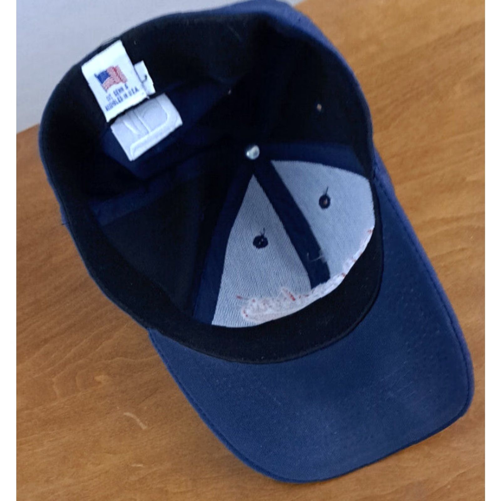 Vintage VINTAGE Boilermakers Local 169 Detroit Tigers Embroidered Fitted Hat Large Blue Men Cotton Canvas Baseball Cap Stretch Headband Size ONE SIZE - 5 Thumbnail