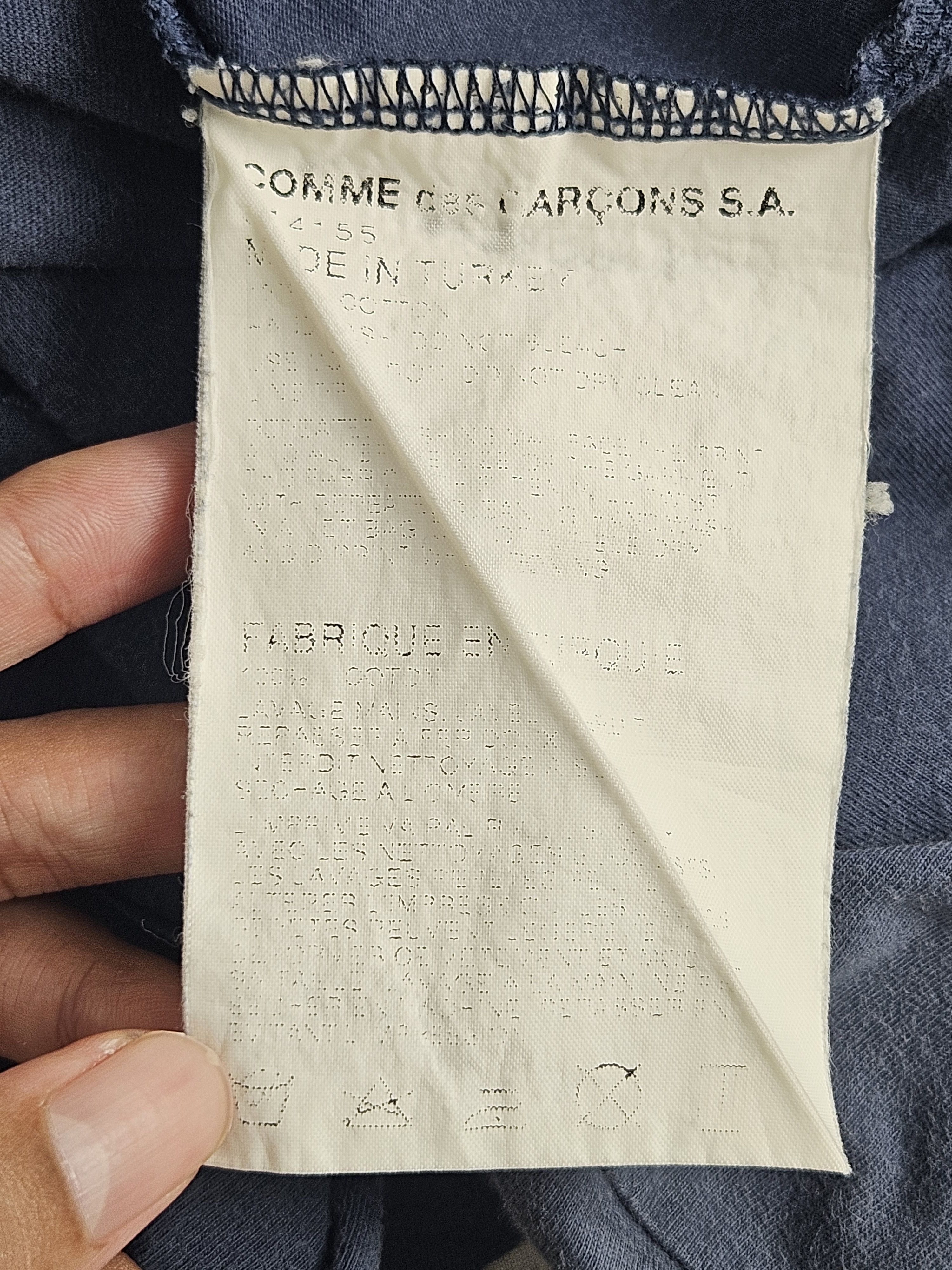 Comme des Garcons Comme dea Garcons CDG tee shirt Size US M / EU 48-50 / 2 - 5 Thumbnail