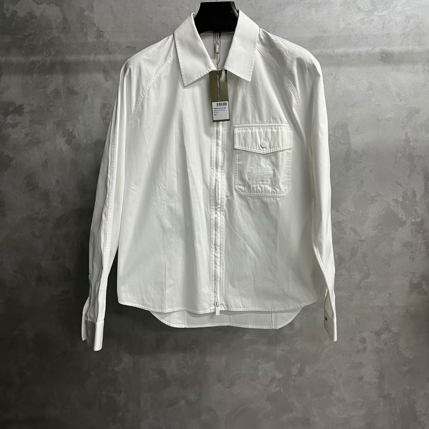 Dior Dior Cotton Embroidered White Shirt xs Men Size US XS / EU 42 / 0 - 1 Thumbnail