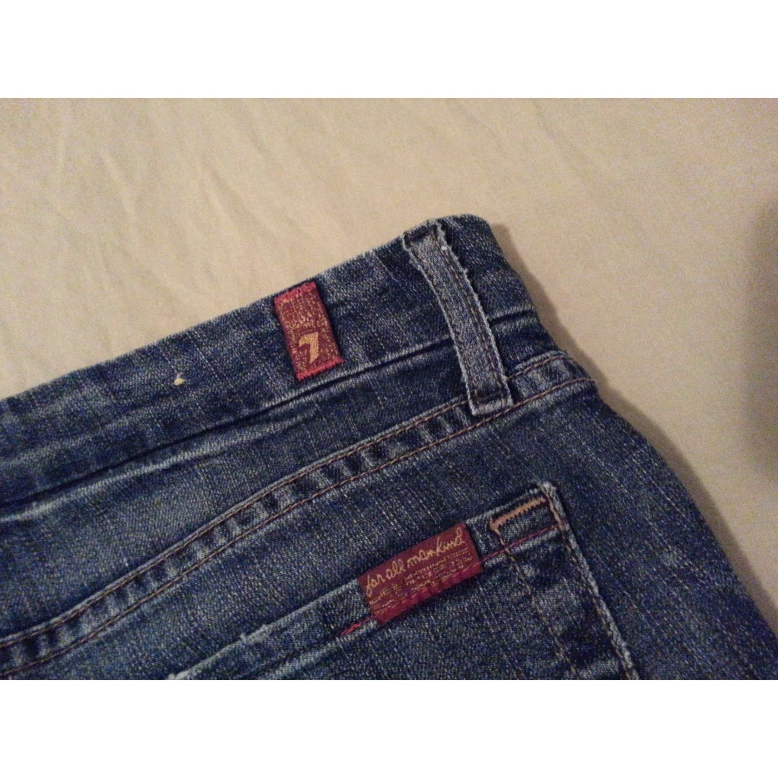 7 For All Mankind Womens 7 For All Mankind Jeans 28 Petite Lexie A Pocket Denim 30x30 Blue Pants Jeans Size 28" / US 6 / IT 42 - 3 Thumbnail