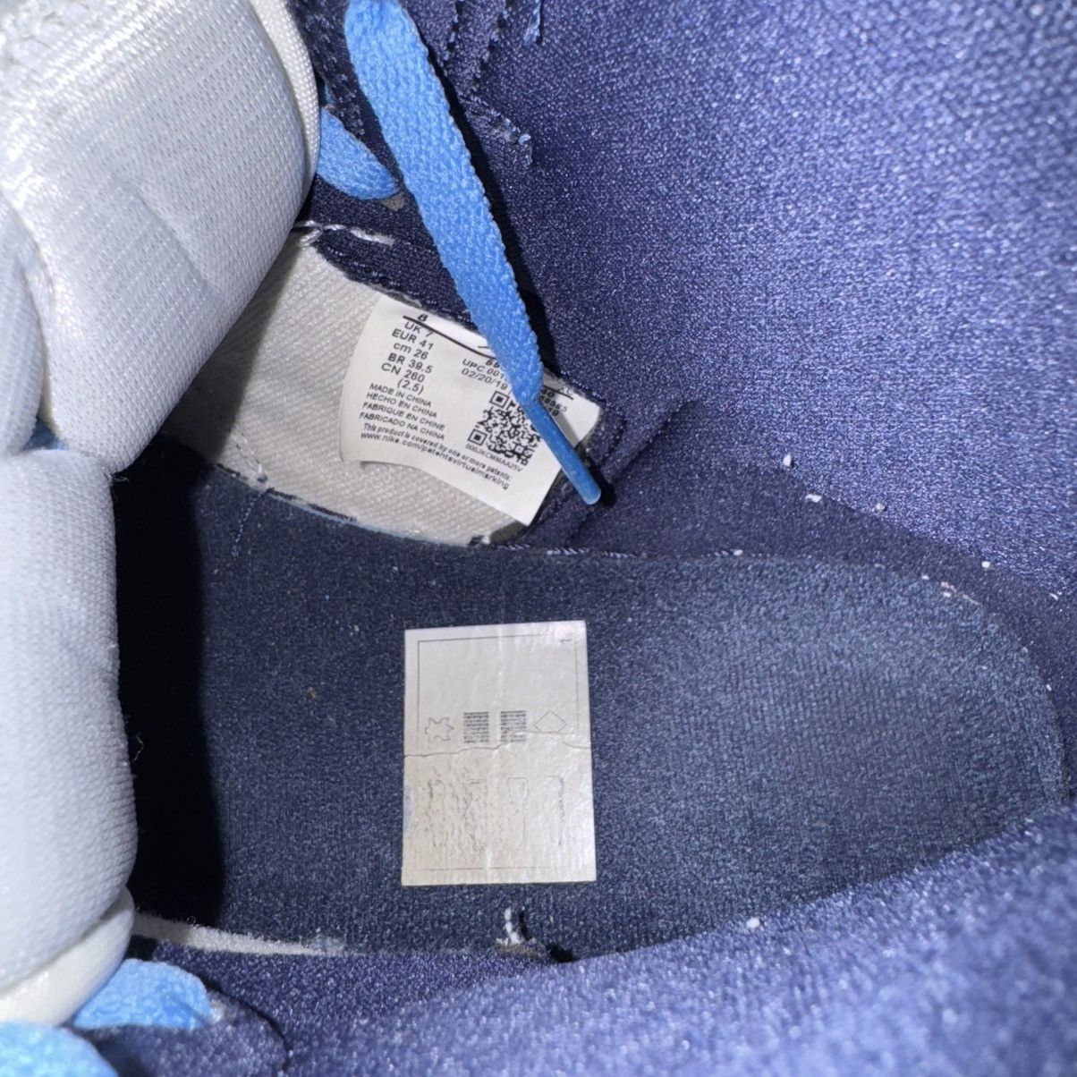 Jordan Brand Jordan 1 high og obsidian Size US 8 / EU 41 - 5 Thumbnail