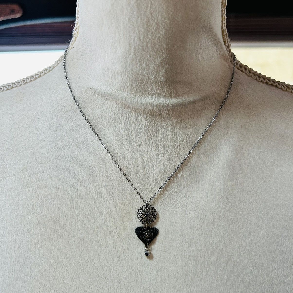 Vintage Vintage layered chandelier pendant on chain necklace Size ONE SIZE - 3 Thumbnail