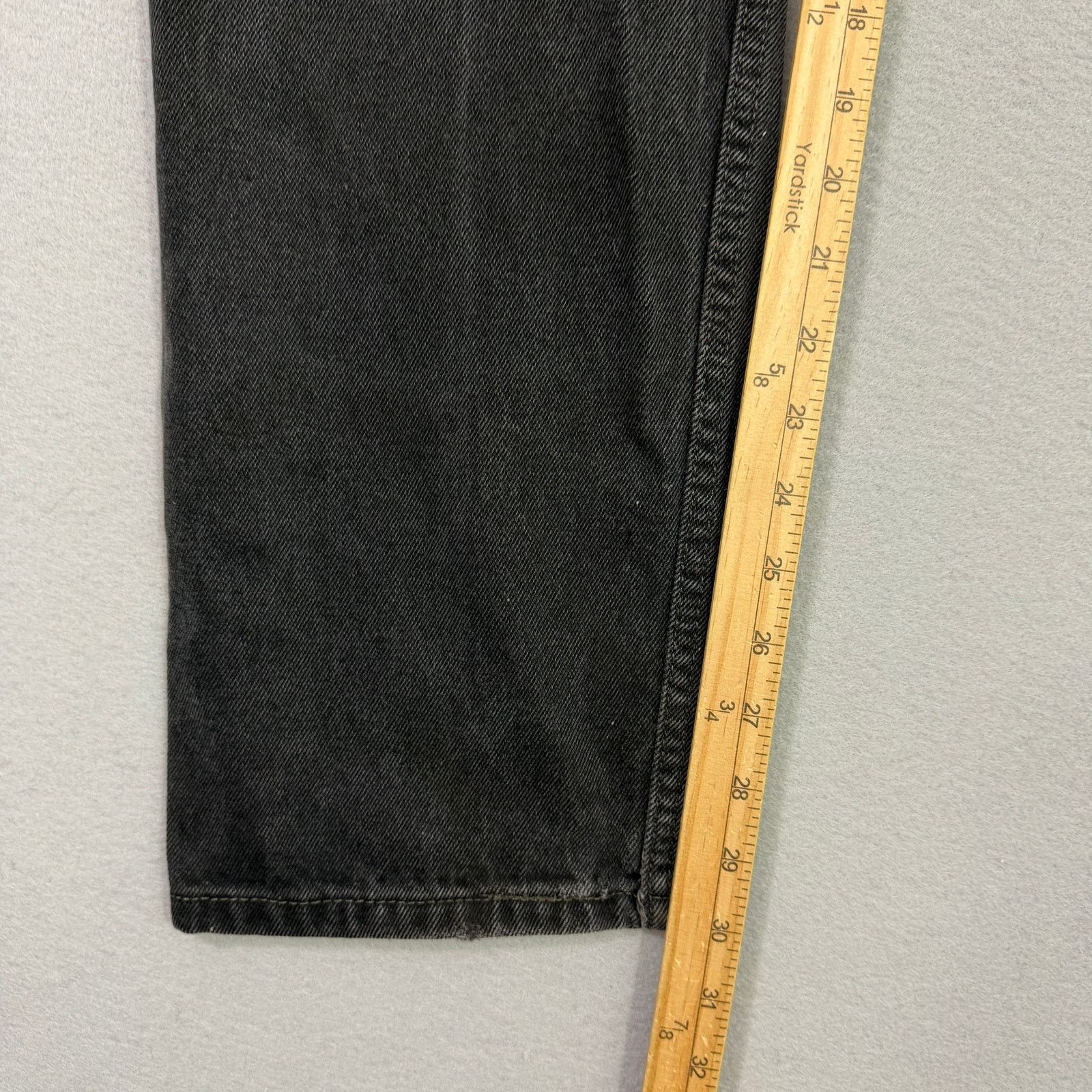 Levi's Levis 505 Regular Fit Jeans Men's 32x32 Black Zip Western Size US 32 / EU 48 - 9 Thumbnail