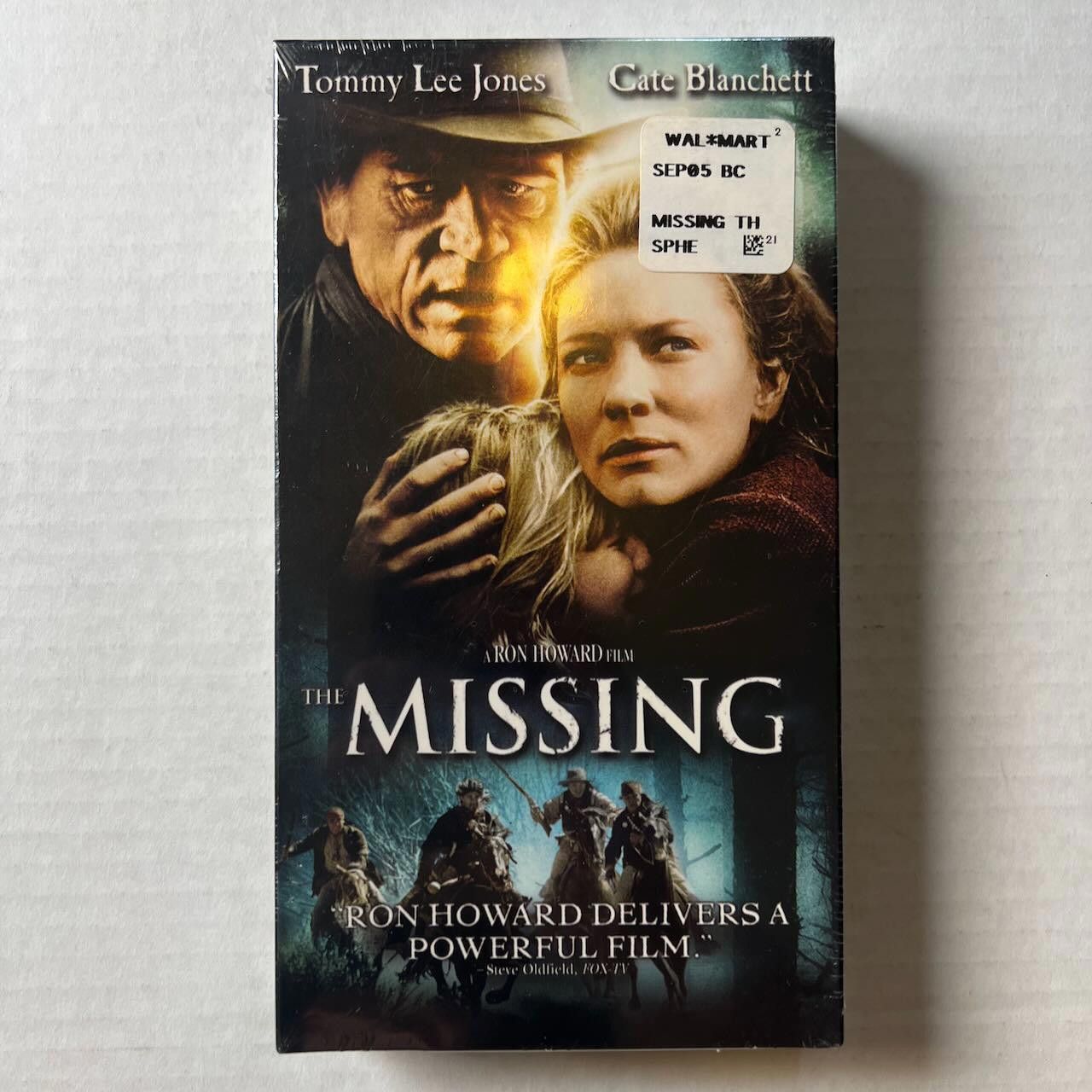 Designer The Missing 2003 VHS Blanchett Jones SONY SEALED Rare Size ONE SIZE - 1 Thumbnail