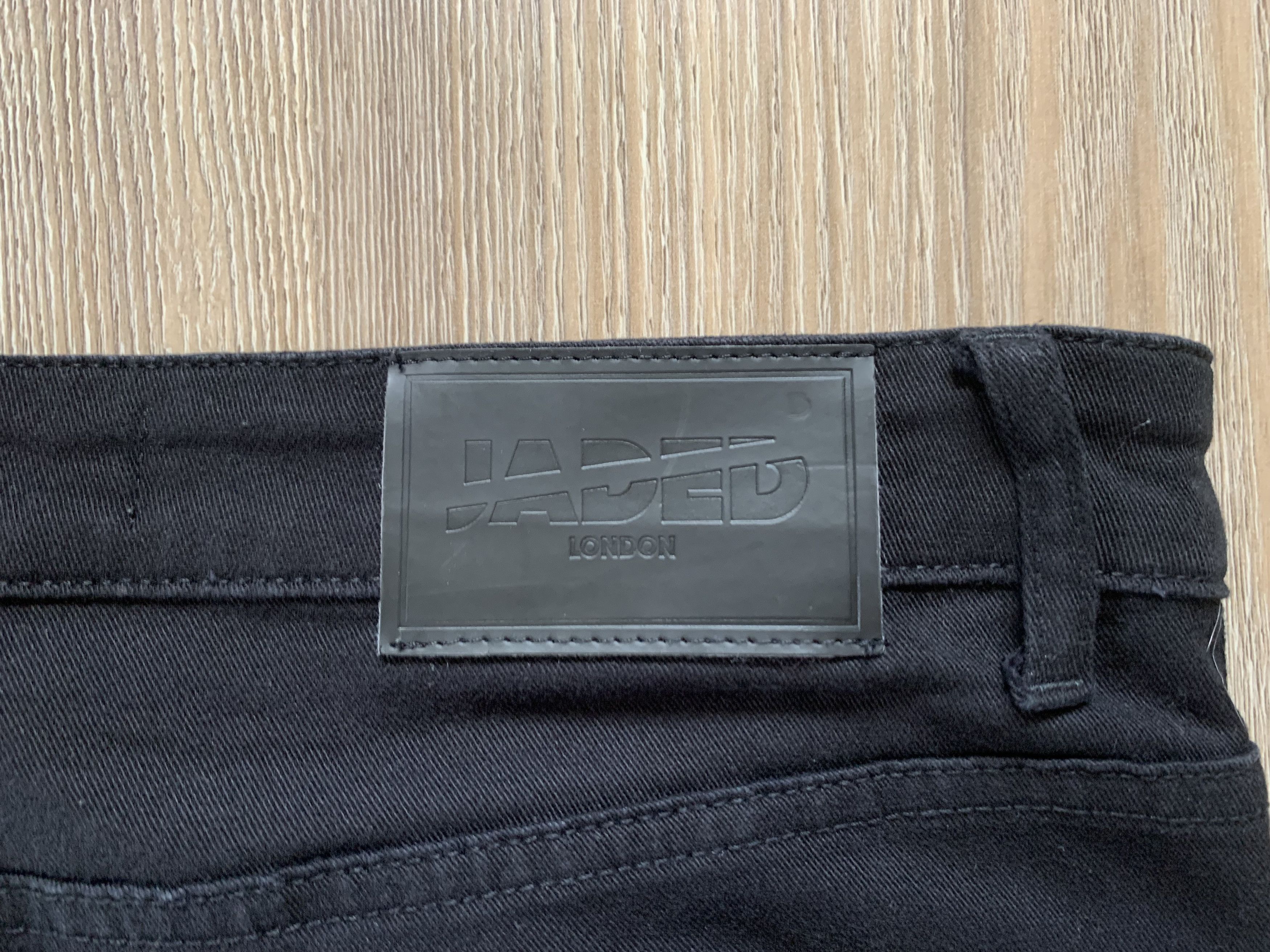 Jaded London Jaded London Super Skinny Fit Distressed Black Jeans Size US 34 / EU 50 - 7 Thumbnail