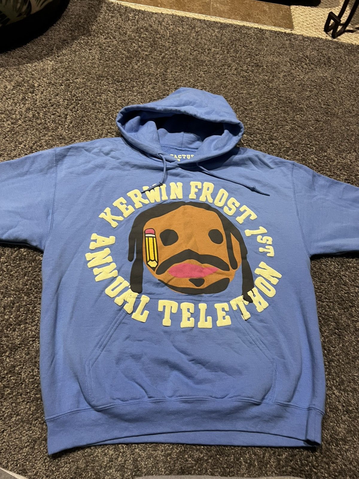 Hoodie Blue Cpfm For Kerwin Frost Telethon Hoodie Cactus Plant