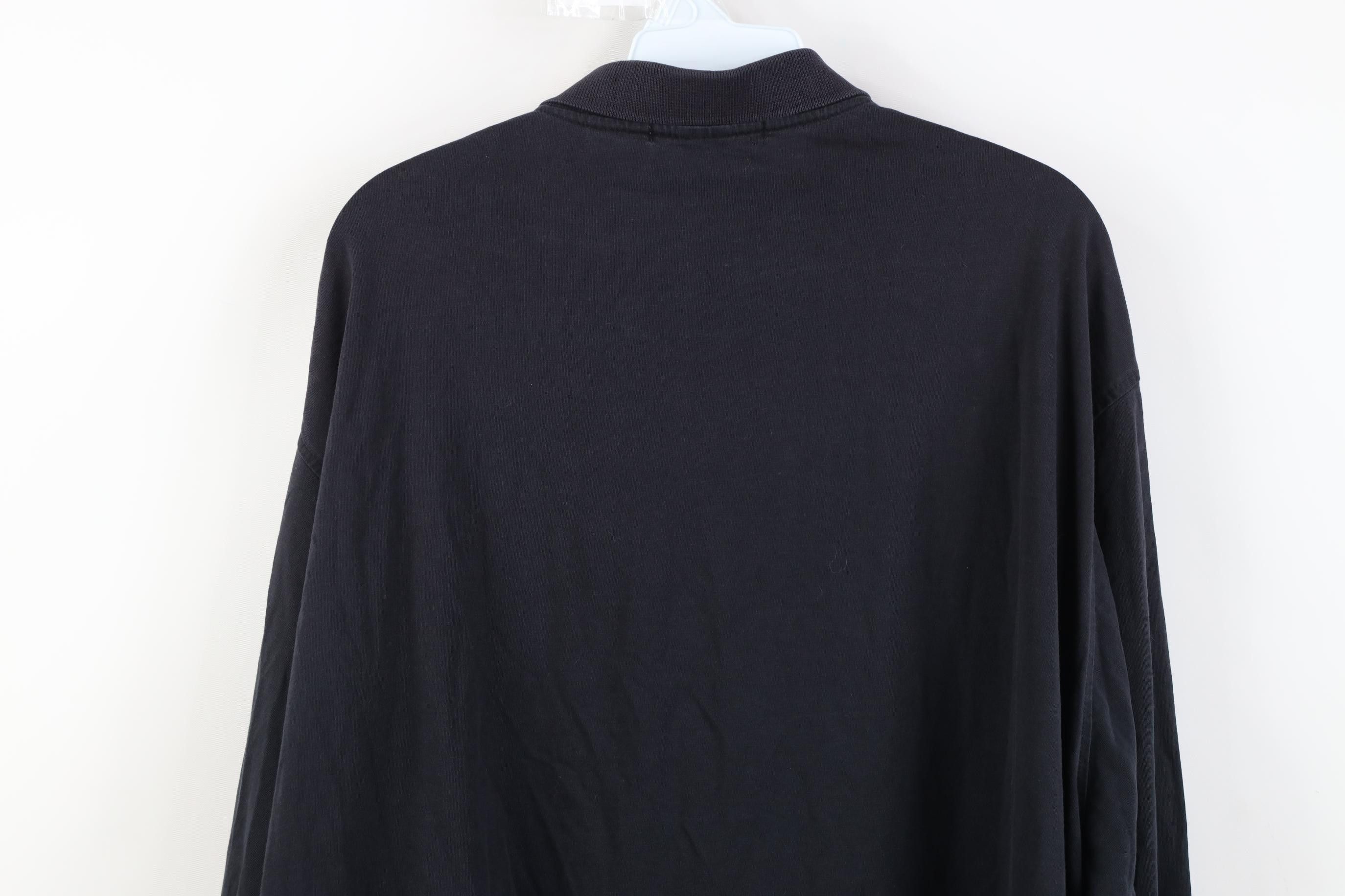 Vintage Vintage 90s Streetwear Baggy Lion Long Sleeve Polo Shirt Size US XL / EU 56 / 4 - 17 Thumbnail