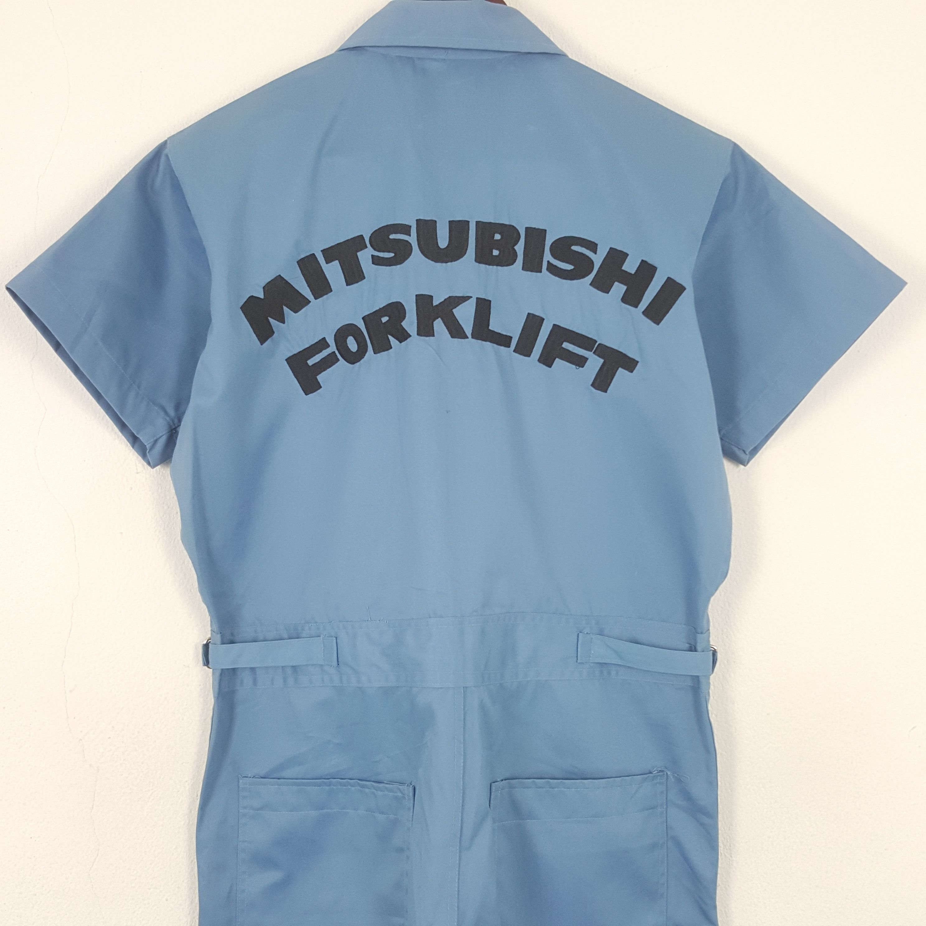 Sports Specialties Vintage Mitsubishi Forklift Shot Sleeve Coverall Jacket Size US M / EU 48-50 / 2 - 2 Thumbnail