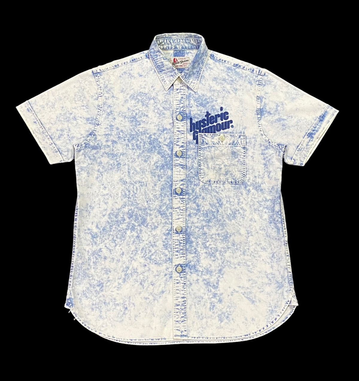 Hysteric Glamour × Japanese Brand Rare Design‼️Hysteric Glamour Acid Wash Shirt Button Ups Size US M / EU 48-50 / 2 - 2 Thumbnail