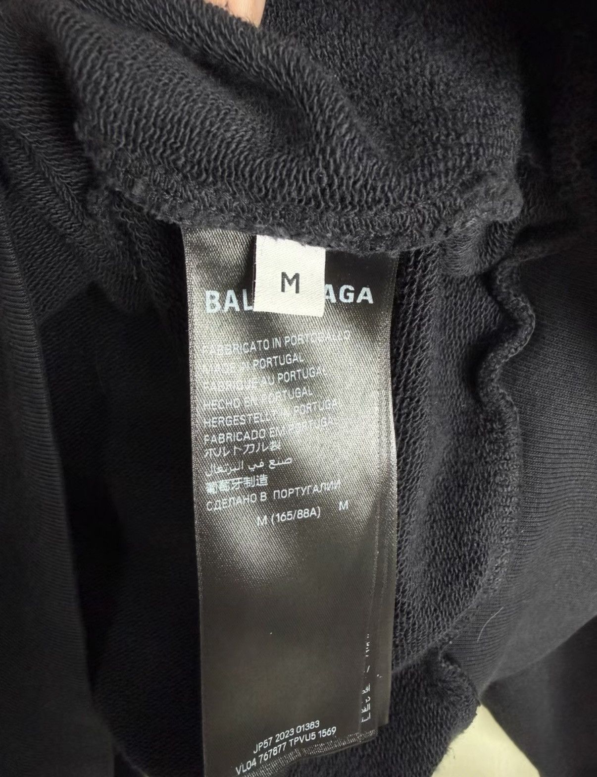 Balenciaga Balenciaga back large logo print sweatshirt Size US M / EU 48-50 / 2 - 3 Thumbnail