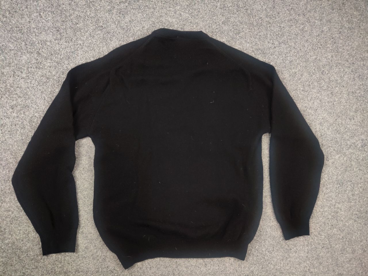 Lacoste Vintage 90's Lacoste Chemise Black Crew chek Wool Sweater Size US XL / EU 56 / 4 - 8 Thumbnail