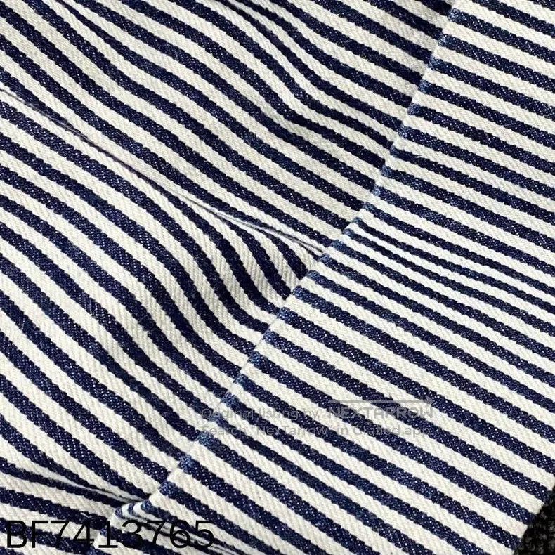 Miu Miu Miu Miu 36 Blue and white striped bud shorts Size 35" - 5 Thumbnail