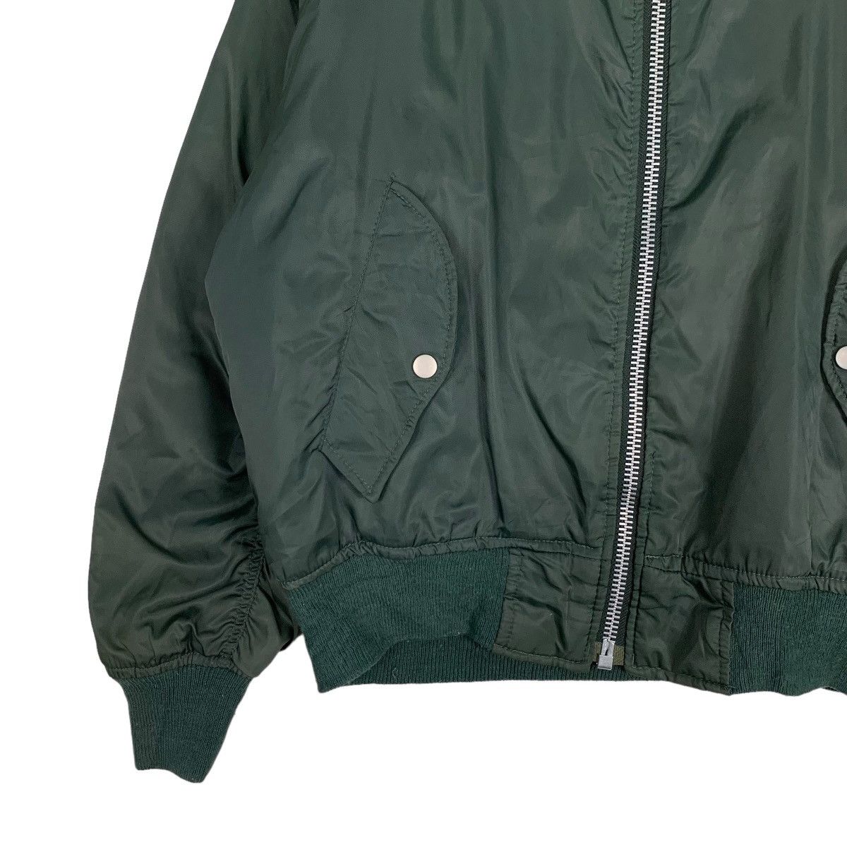 Japanese Brand GLEEMAN MA-1 Flight Bomber Jacket #0864-C39 Size US M / EU 48-50 / 2 - 3 Thumbnail