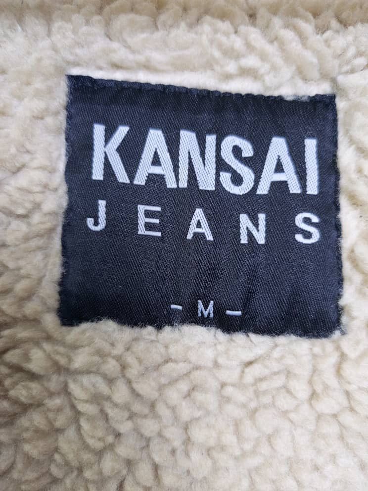 Japanese Brand × Kansai Yamamoto × Vintage Kansai Jeans Vintage Leather Jacket Size US M / EU 48-50 / 2 - 9 Thumbnail